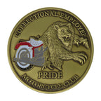US Correctional Employee Motorcycle Club Challenge Coin
