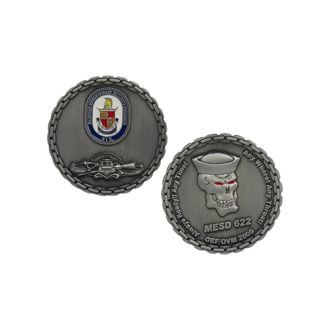 Maritime Expeditionary Security Squadron Six  Challenge Coin