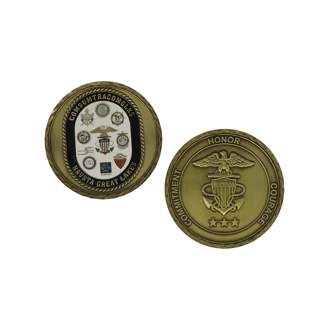 US Naval Seal Cadet Corp COMSUMTRACOMGLKS Challenge Coin