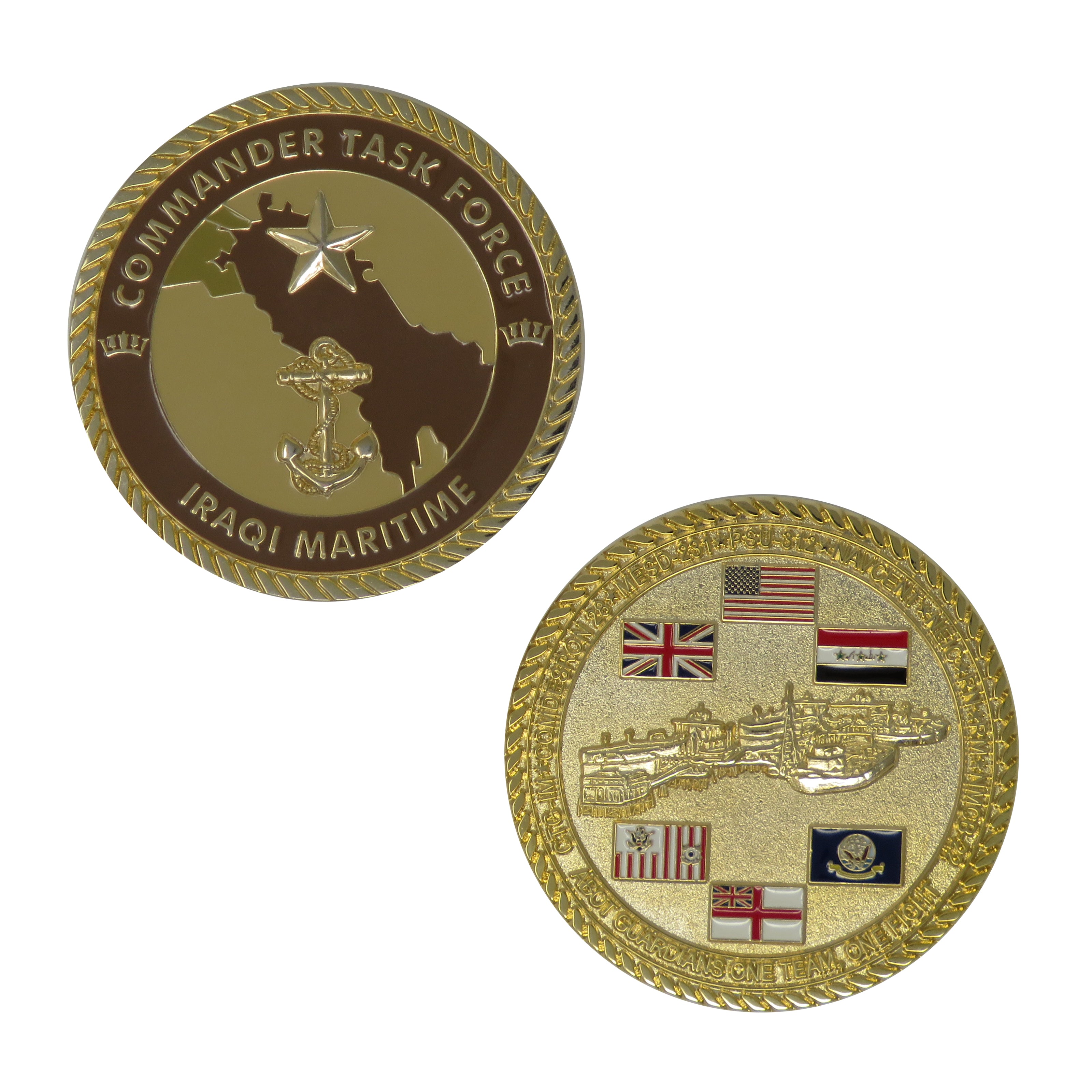 Commander Task Force Maritime Iraqi Challenge Coin