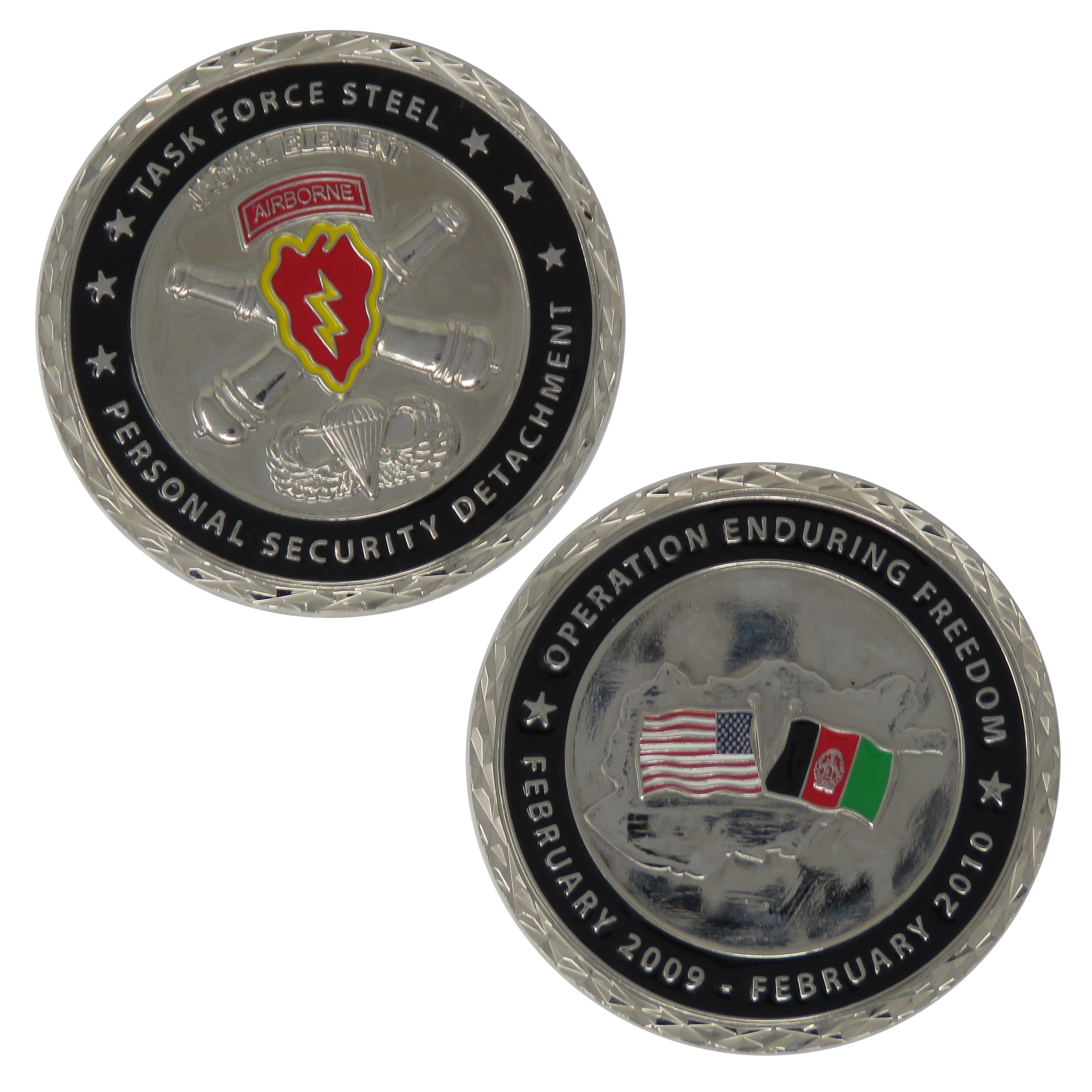 US Army Task Force Steel Personal Security Detachment Challenge Coin
