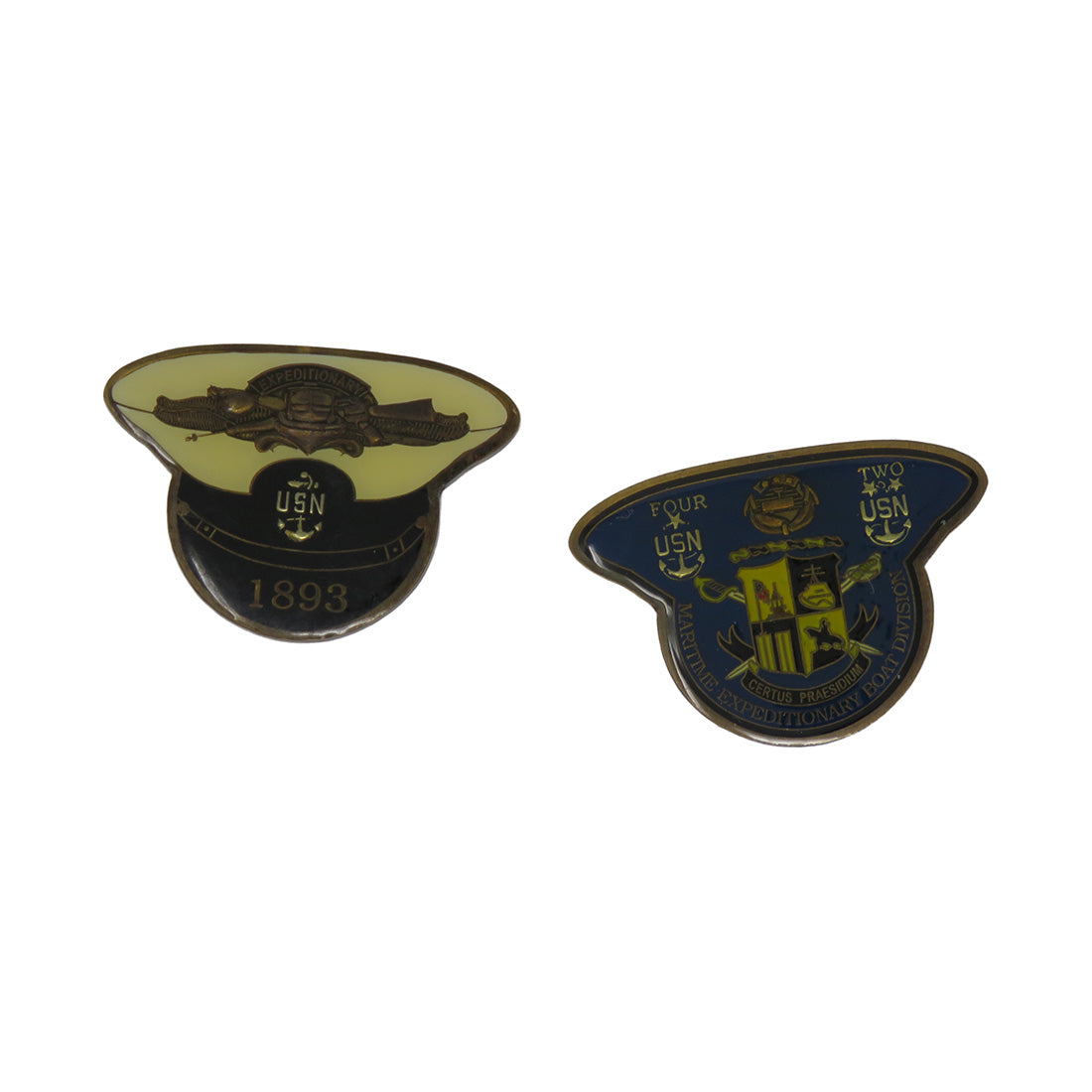 USN Maritime Expeditionary  Boat Division Challenge Coin