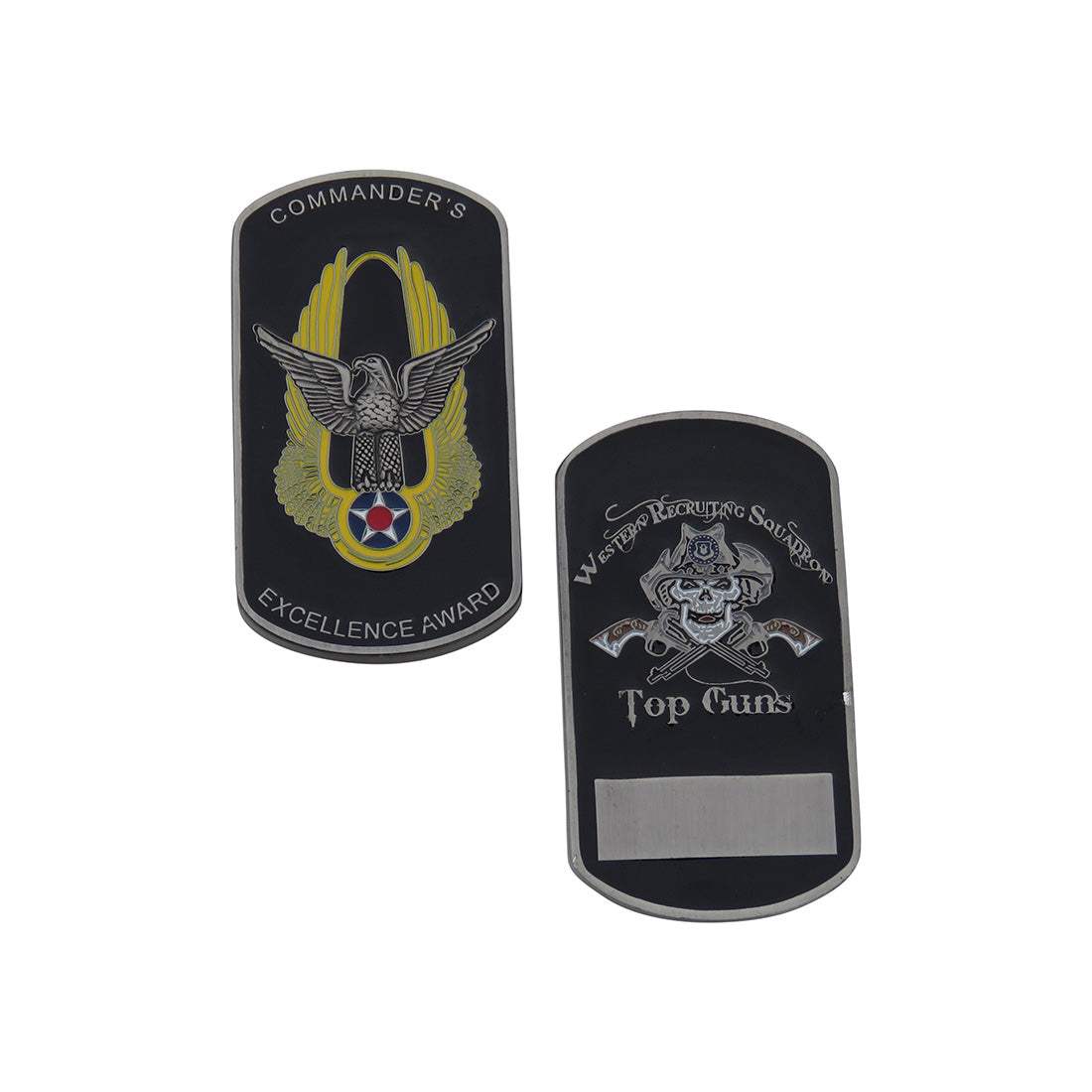 USAF Western Recruiting Squadron Top Gun Commander's Excellence Challenge Coin