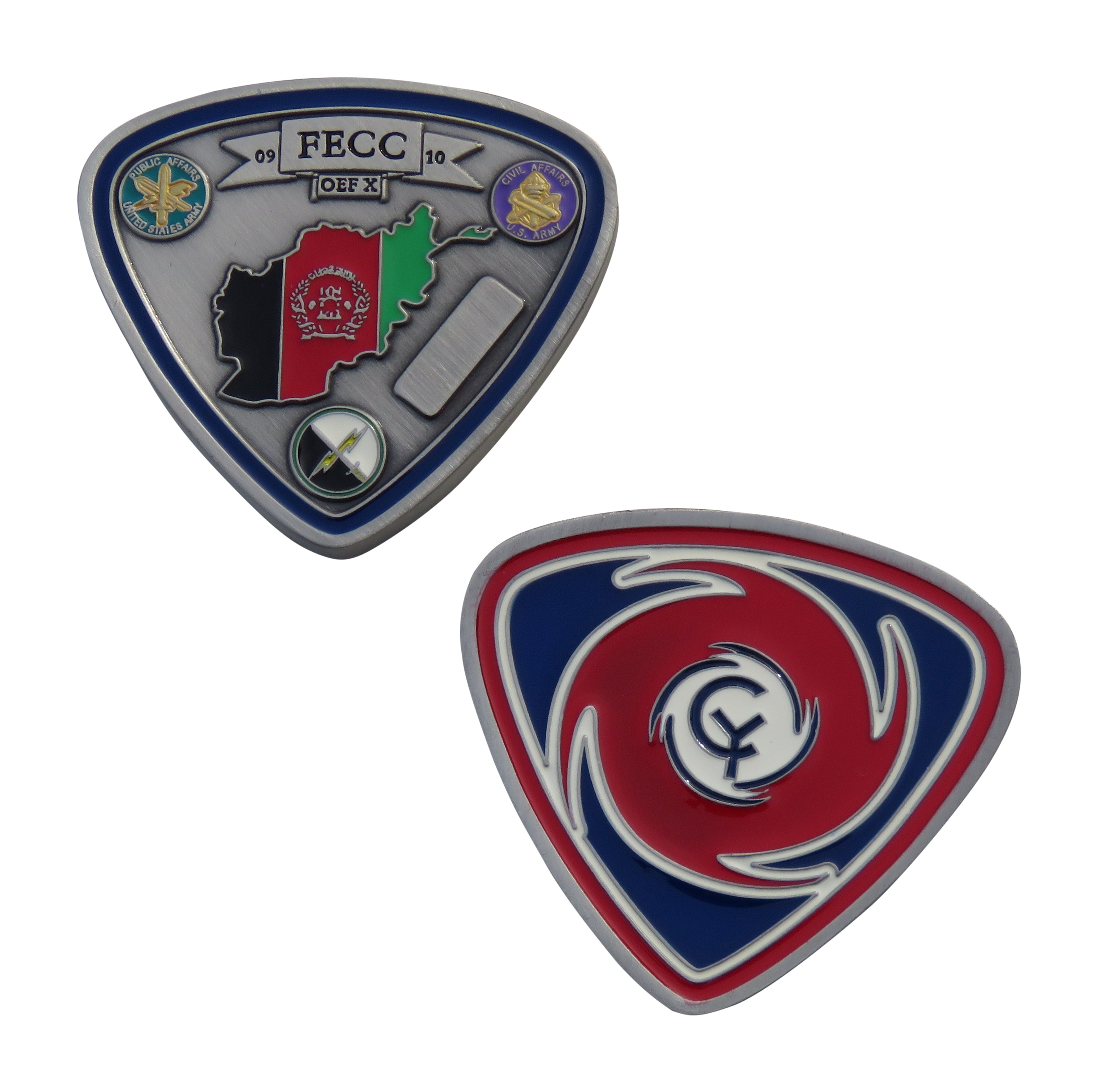 FECC OEF X 09-10 Challenge Coin