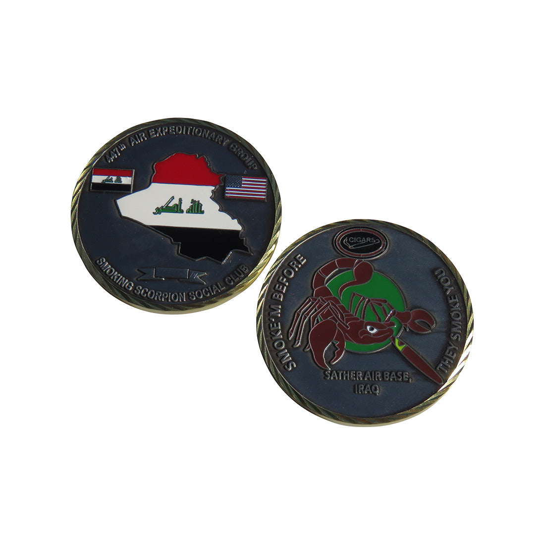 US Air Force 447th Air Expeditionary Group Challenge Coin