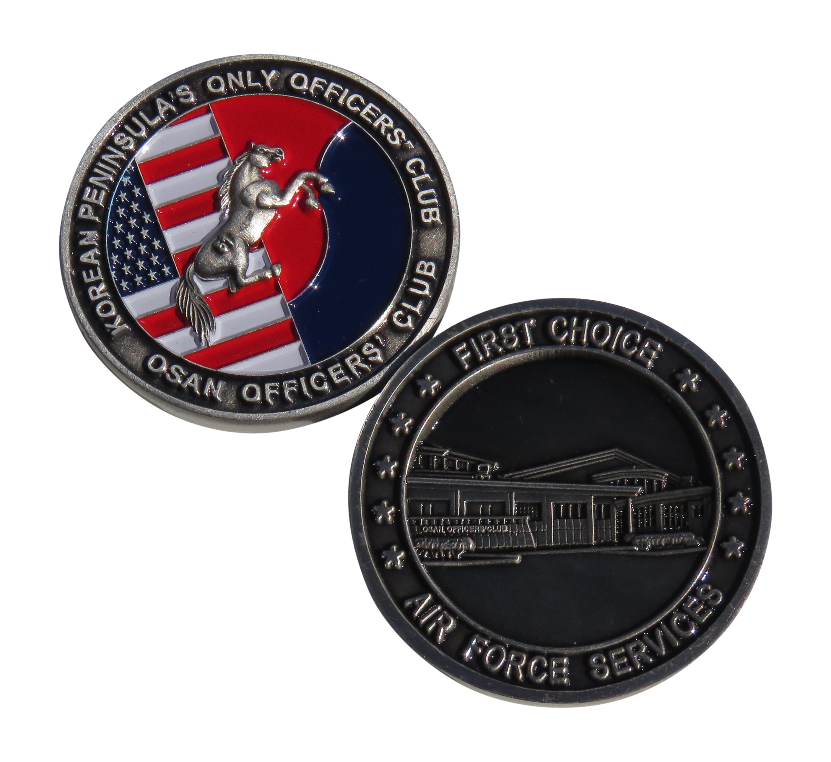US Air Force Osan Officer's Club Challenge Coin