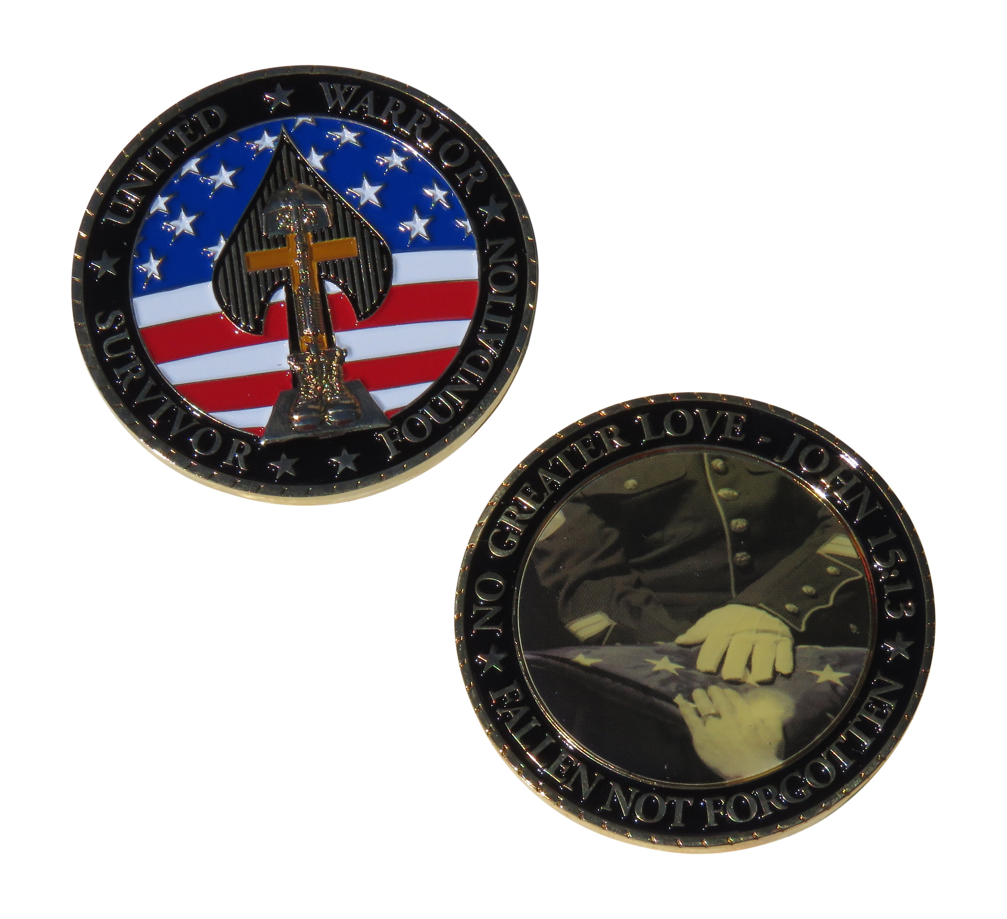 United  Warrior Survivor Foundation Challenge Coin