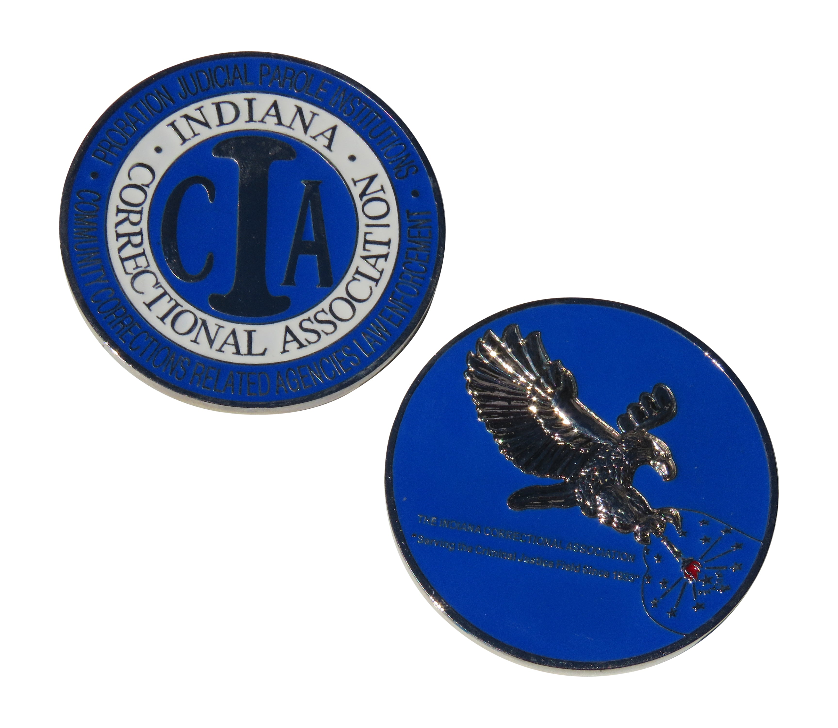 Indiana Correctional Association Challenge Coin