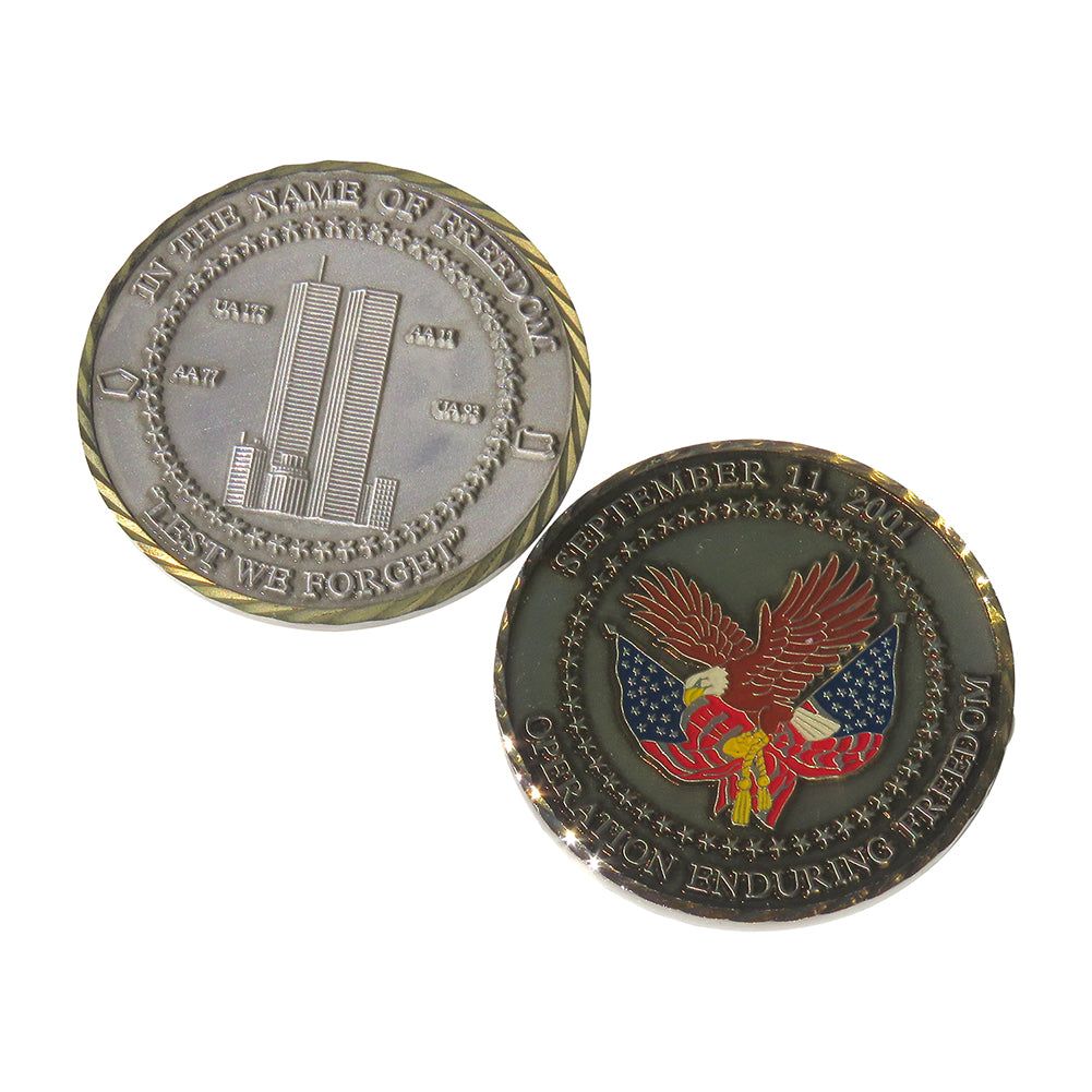 September 11 2001 Operations Enduring Freedom Challenge Coin