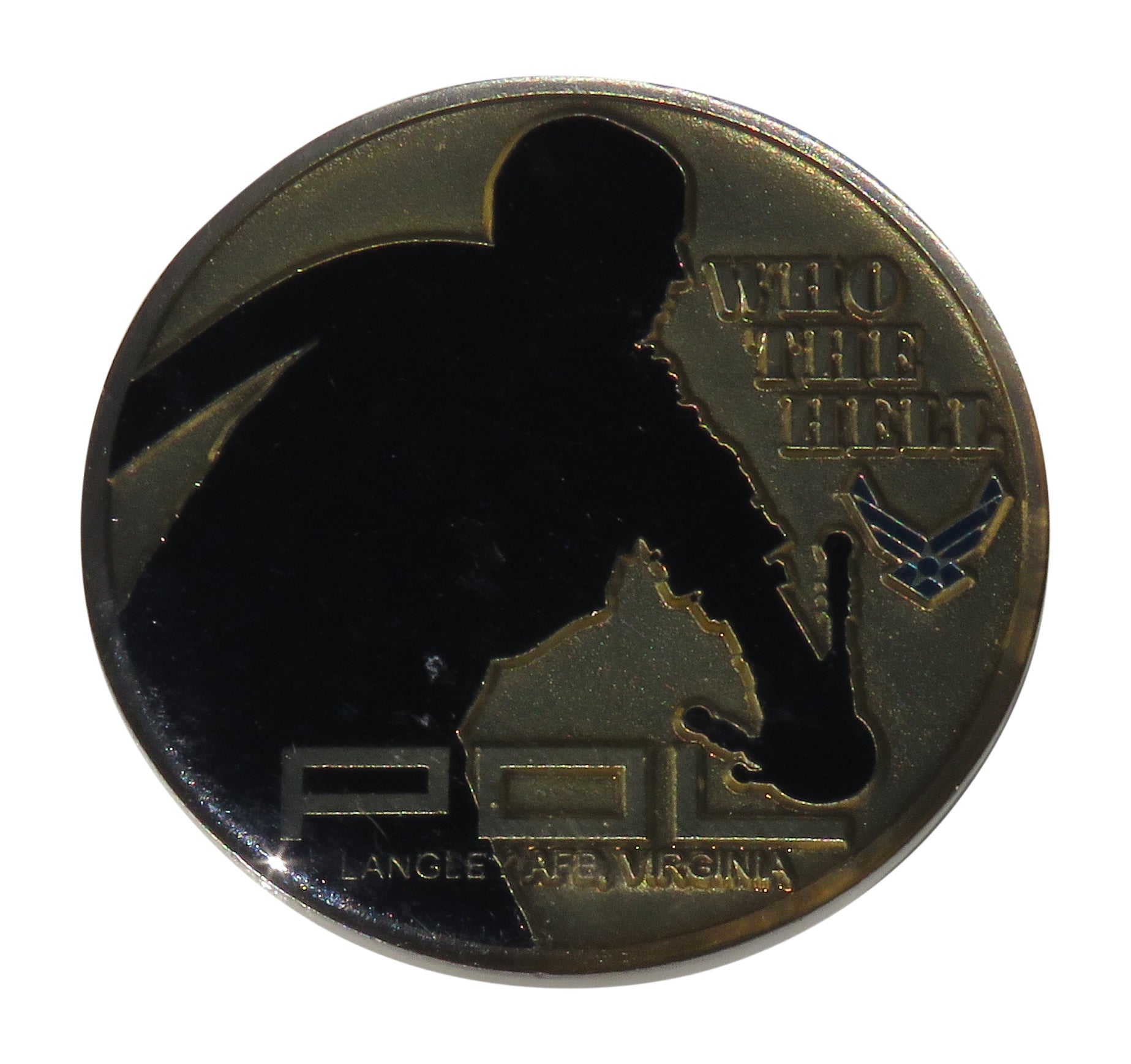US Air Force Langley AFB Virginia POL Challenge Coin