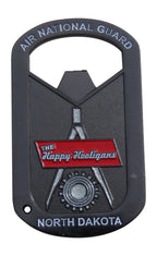 US Air National Guard Happy Hooligans North Dakota Bottle Opener Challenge Coin