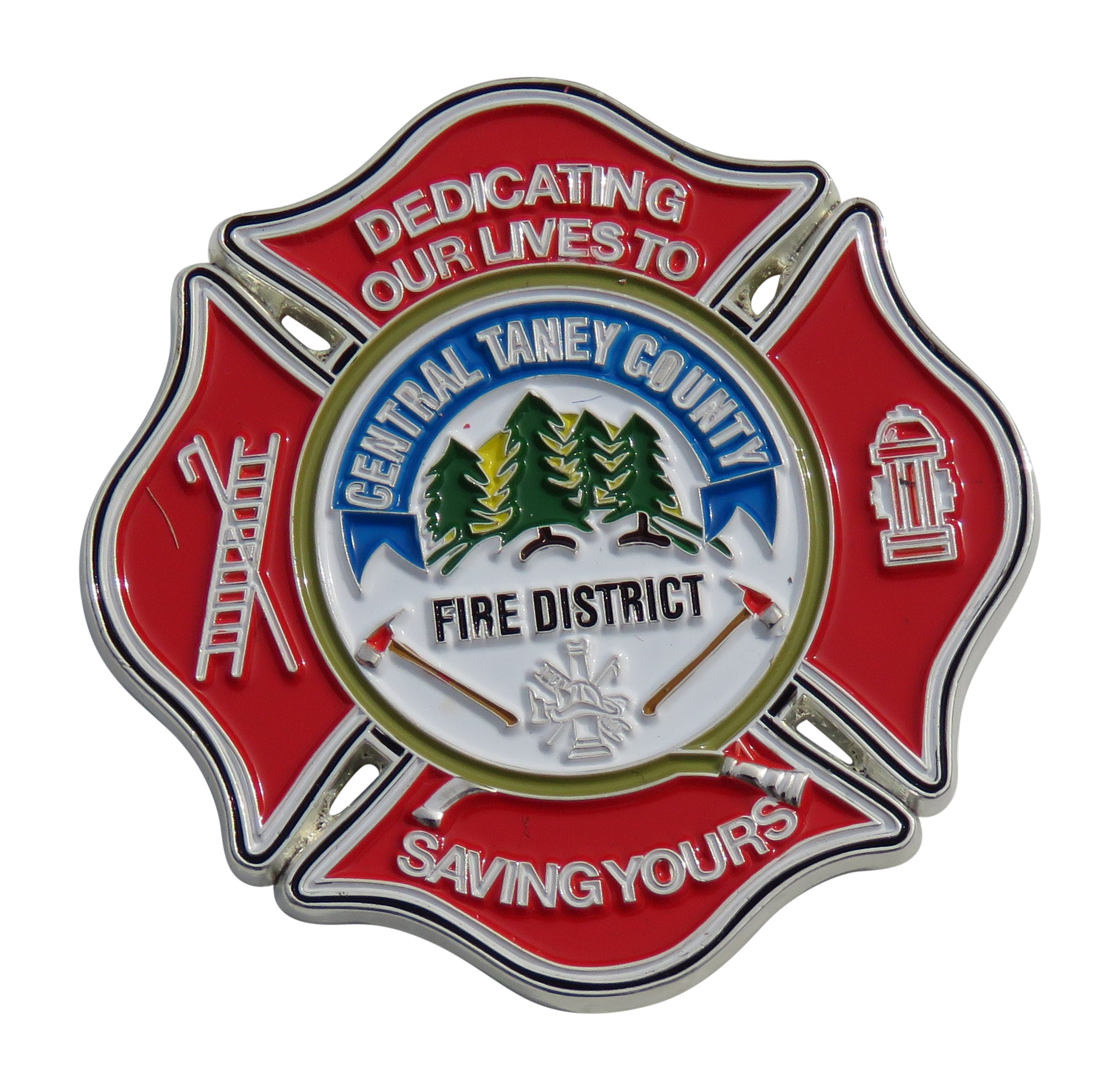 Central Taney County Fire District Challenge Coin