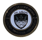 Hombres De Mar Y Guerra 25 Anos Challenge Coin