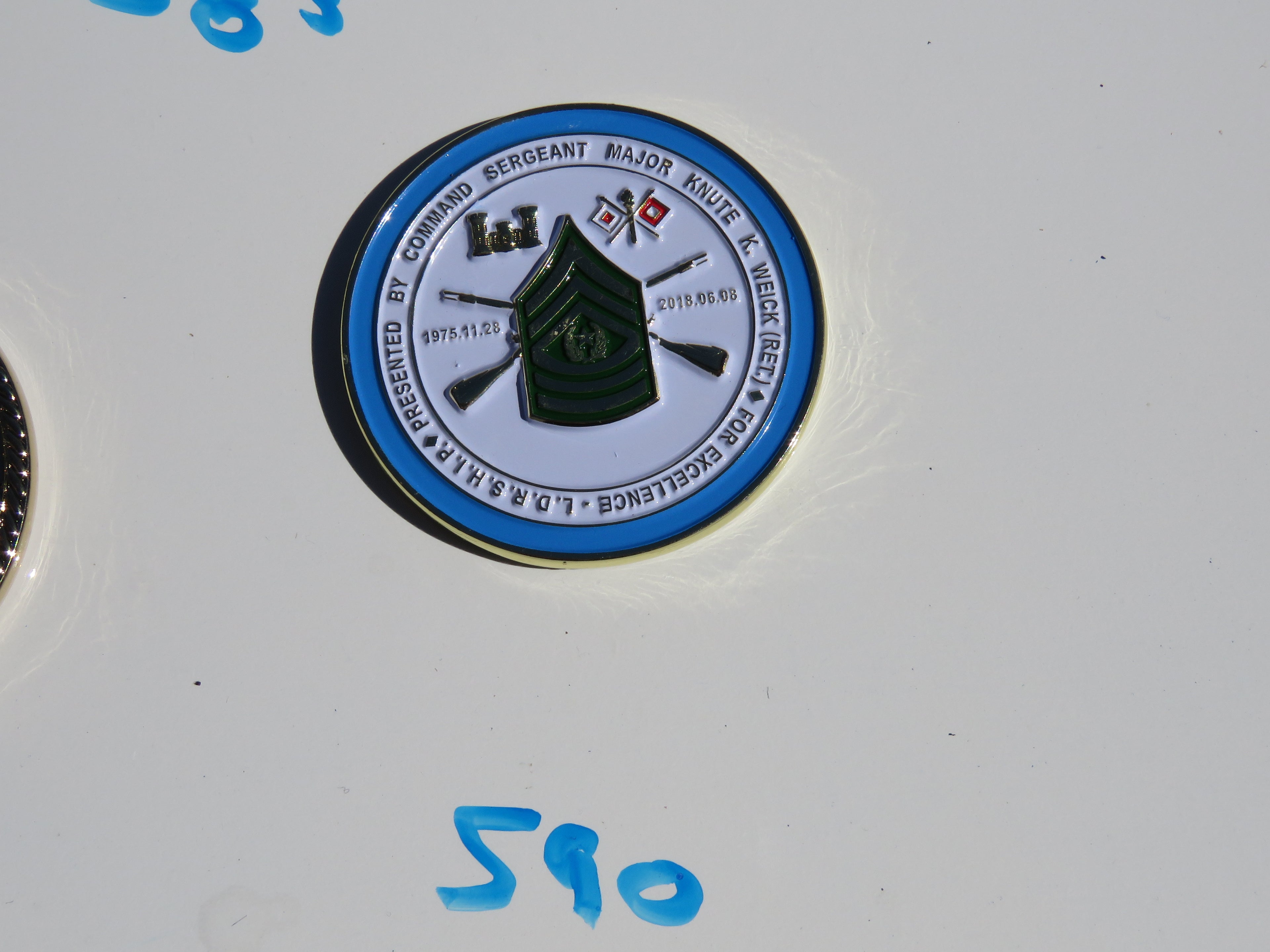 US Army National Guard Reserves Challenge Coin