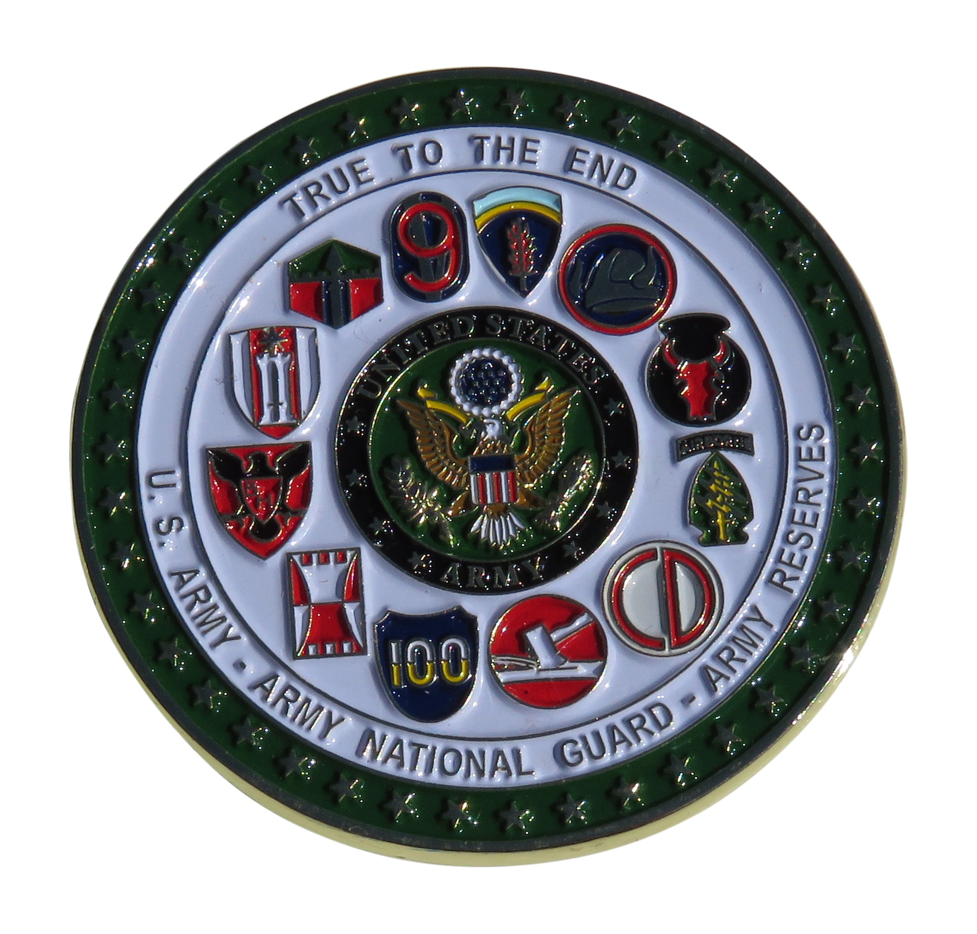 US Army National Guard Reserves Challenge Coin