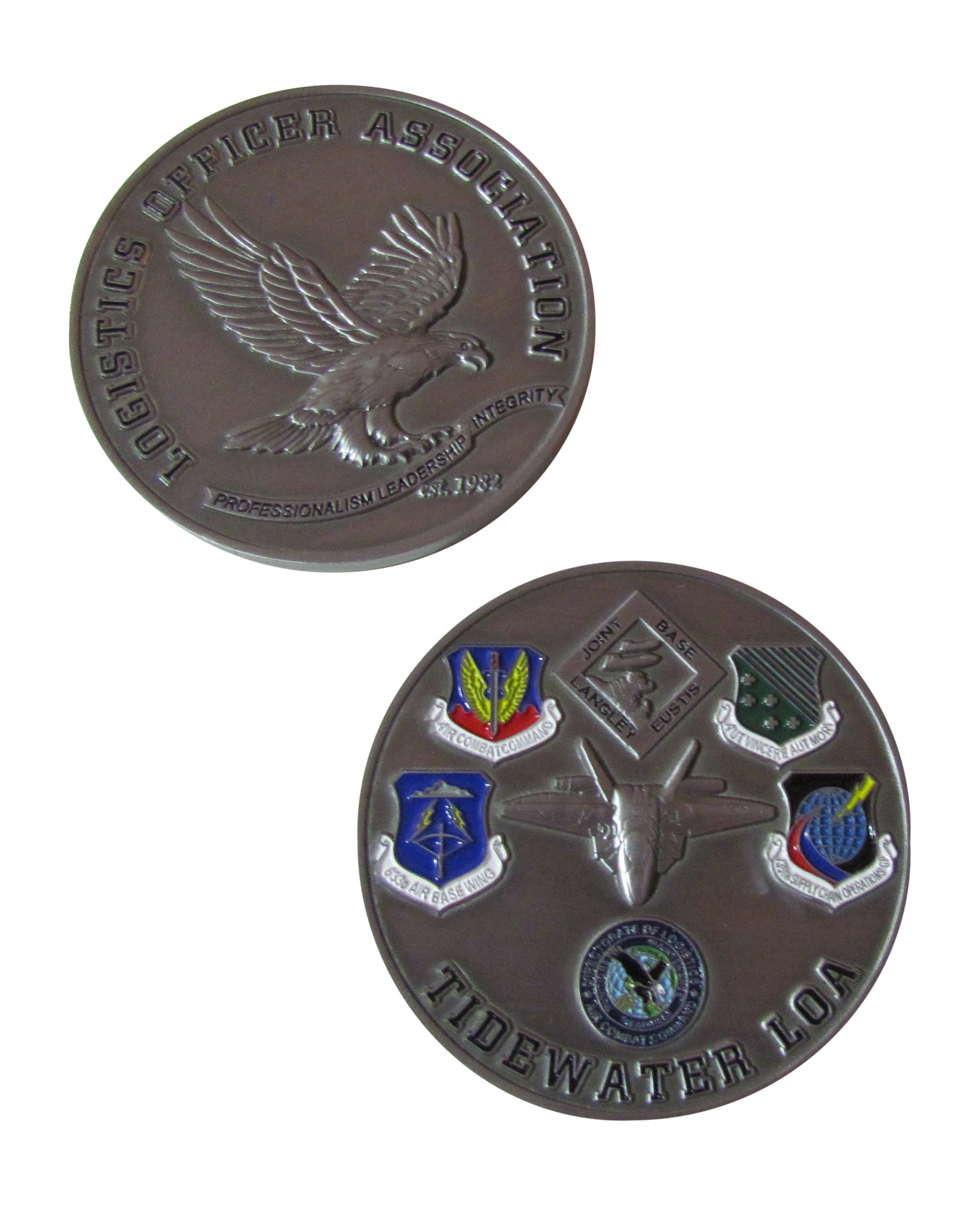 US Coast Guard Logistics Officer Association Challenge Coin