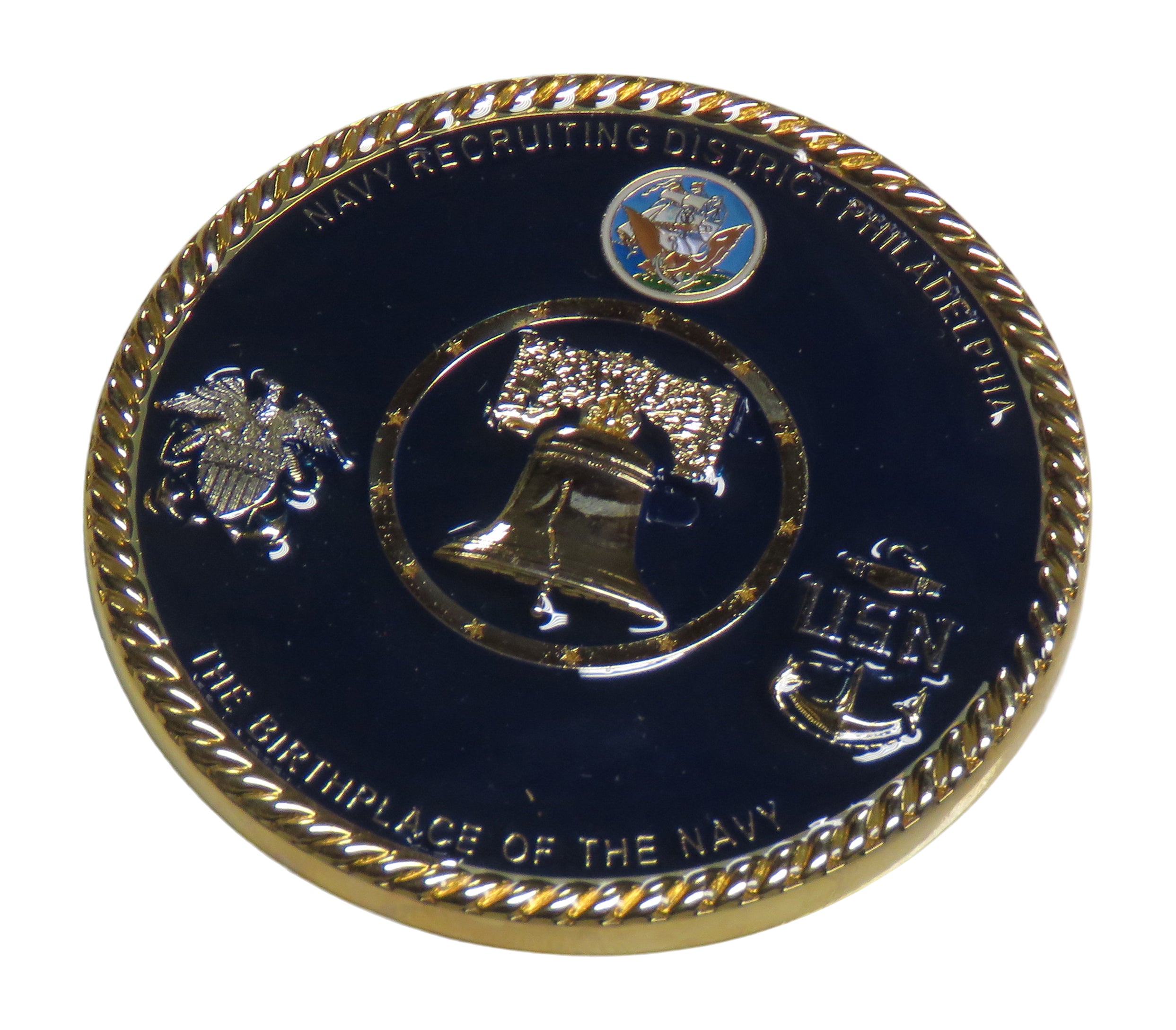 U.S. Navy Recruiting District Philadelphia Challenge Coin