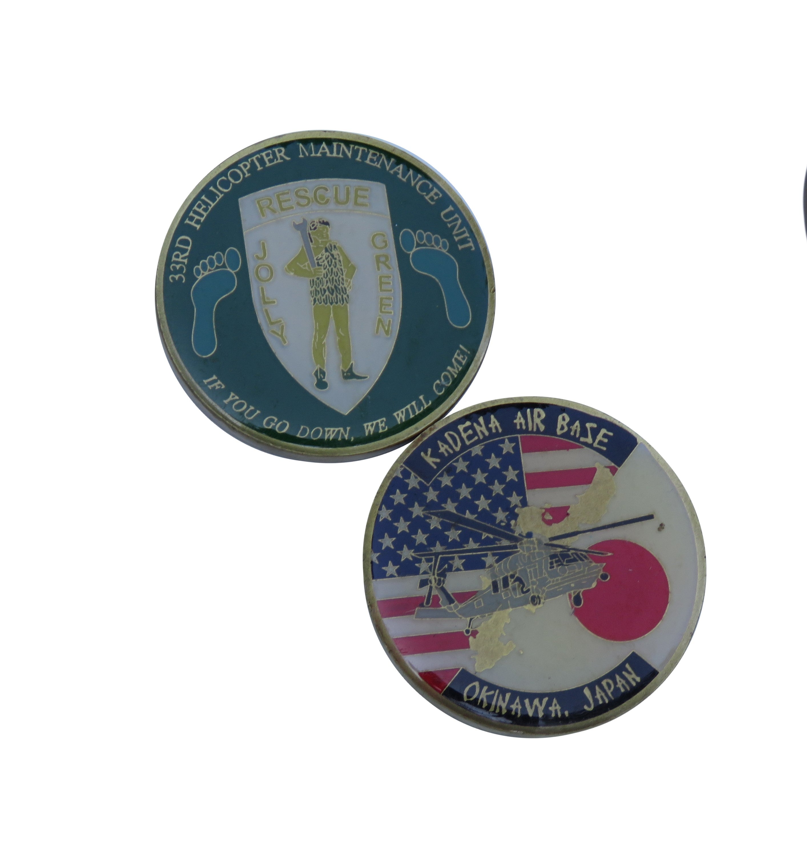 US Air Force 33d Helicopter Maintenance Unit Challenge Coin