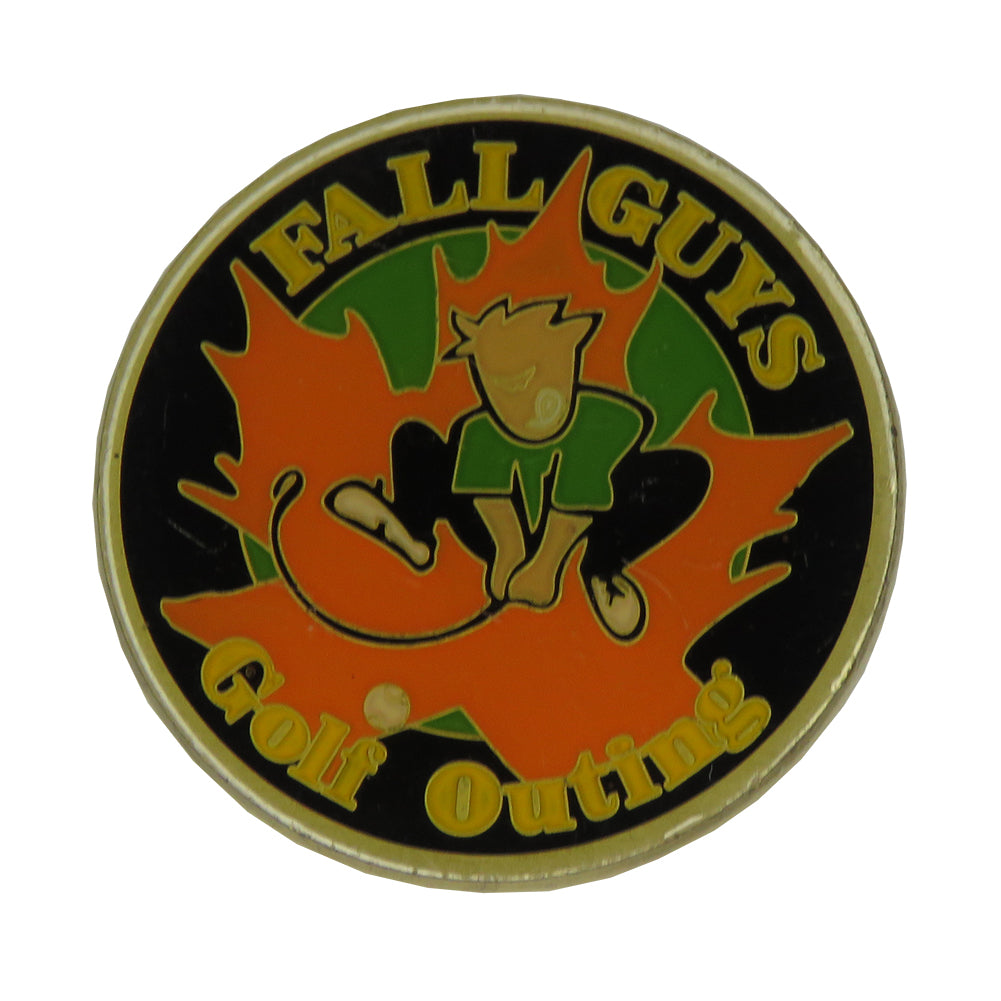 Cobblestone Golf Course Indiana Fall Guys Challenge Coin