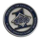 US Air Force First Sergeant Shawn E.Bendixon Challenge Coin