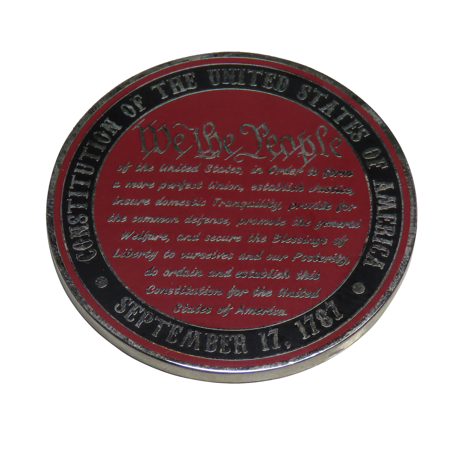 United States Constitution Defender Challenge Coin