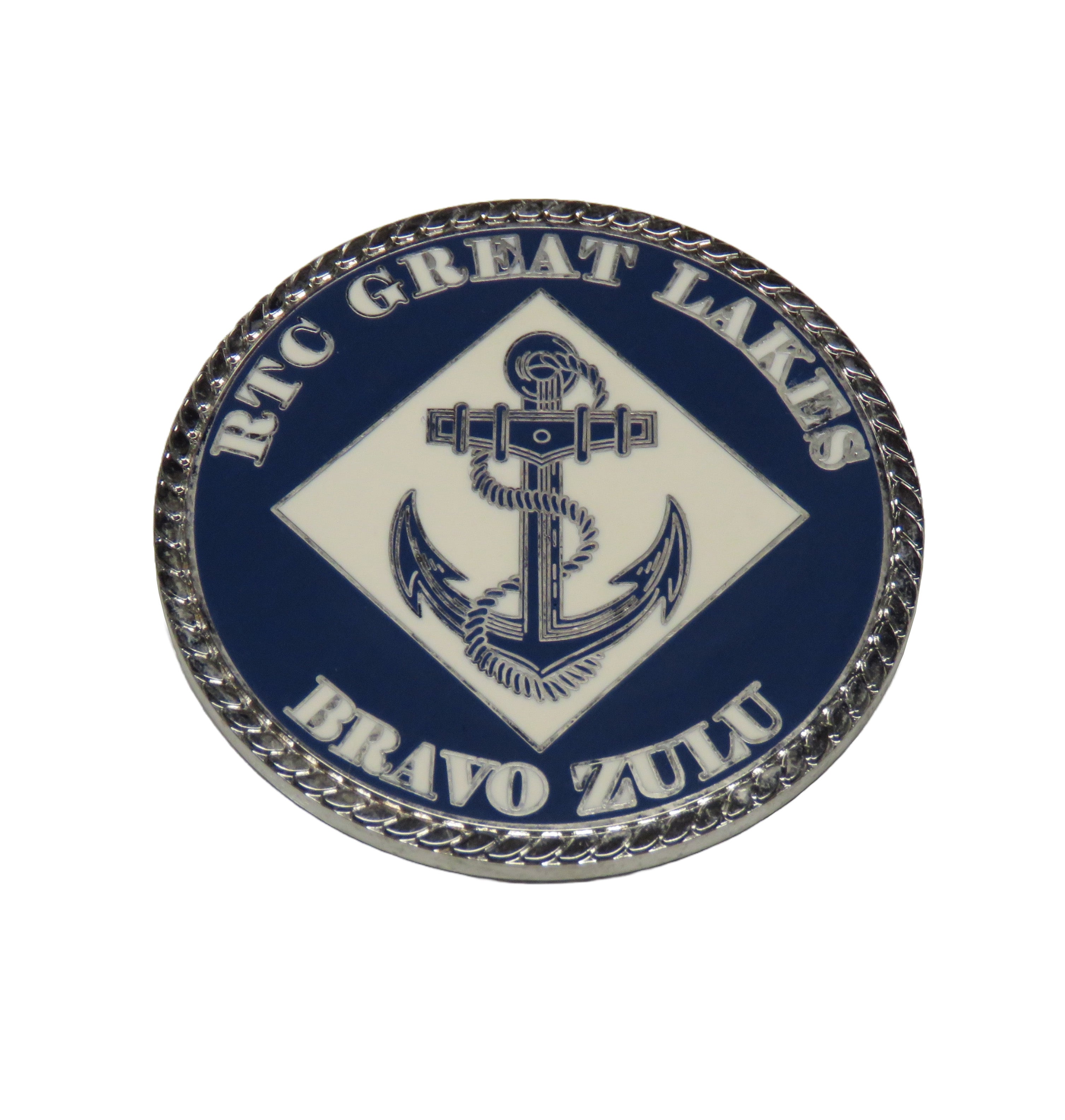 RTC Great Lakes Bravo Zulu Challenge Coin
