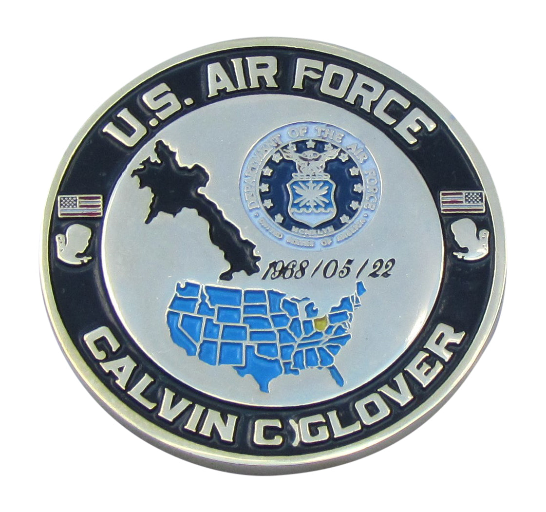 PAW MIA Guard Air Force Army Marine Corps Navy Coast Challenge Coin