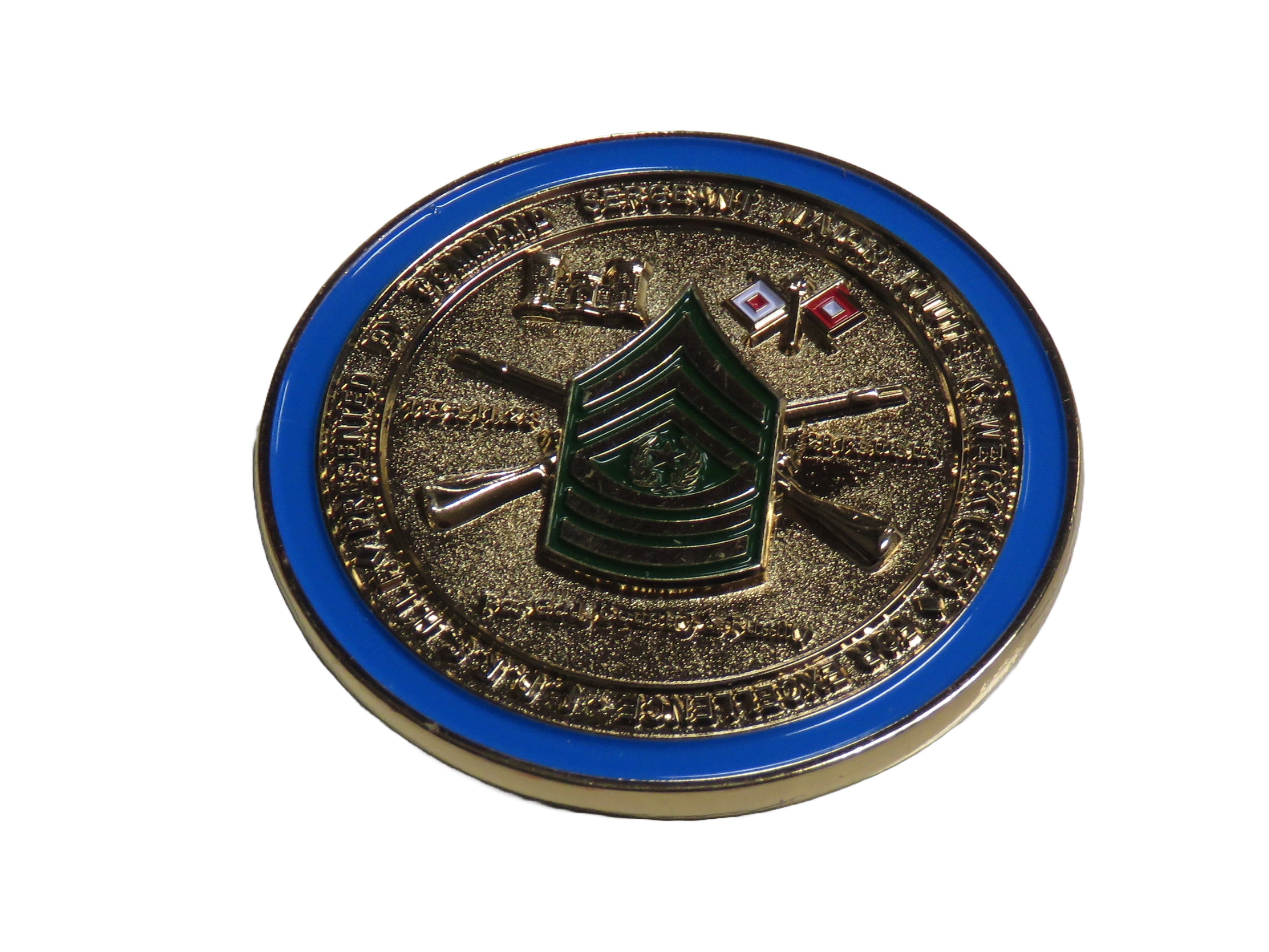 U.S. Army CSM Knute K. Weick Retirement Challenge Coin