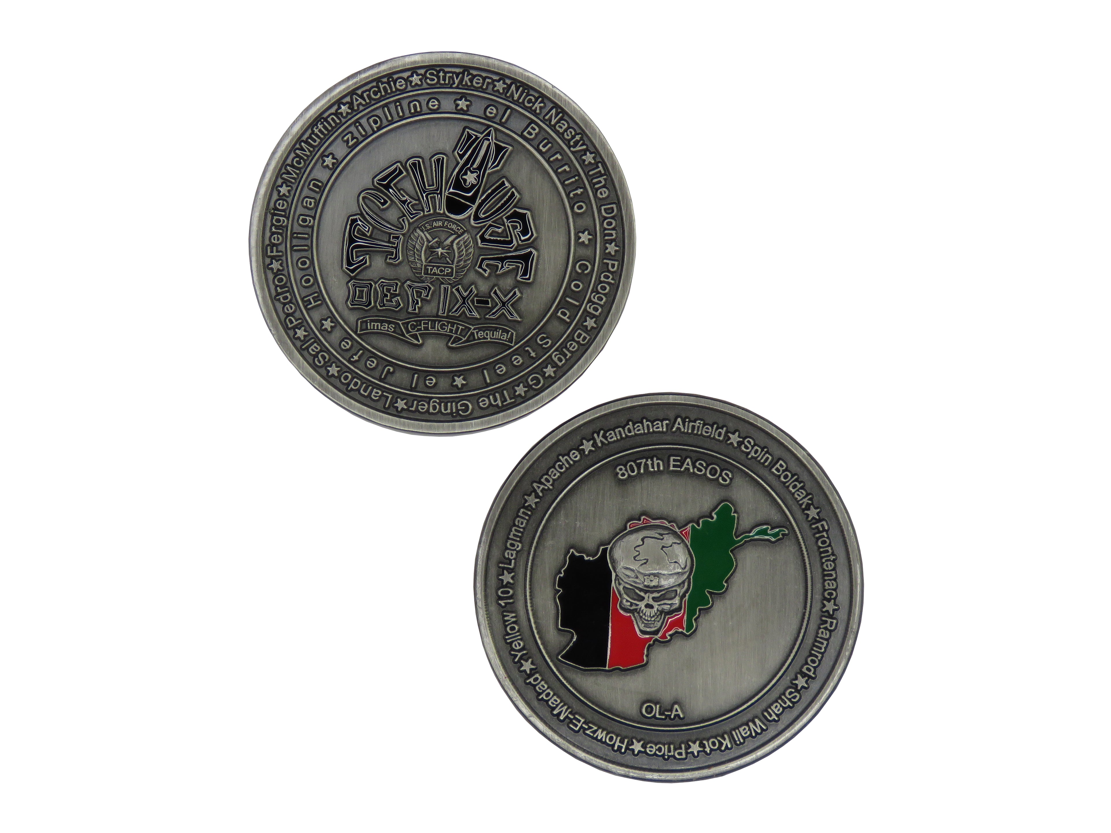 USAF 807th Expeditionary Air Support Operations Challenge Coin