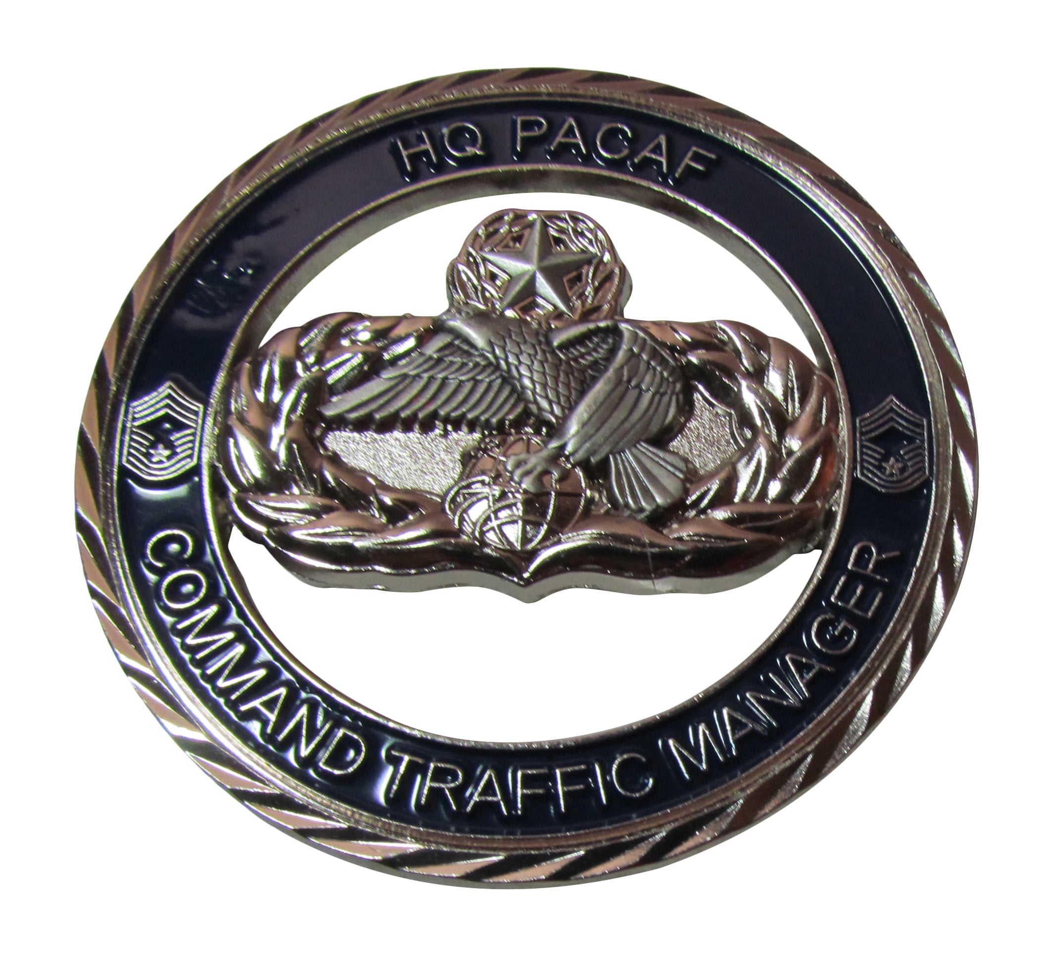 US Air Force HQ PACAF Command Traffic Manager Challenge Coin