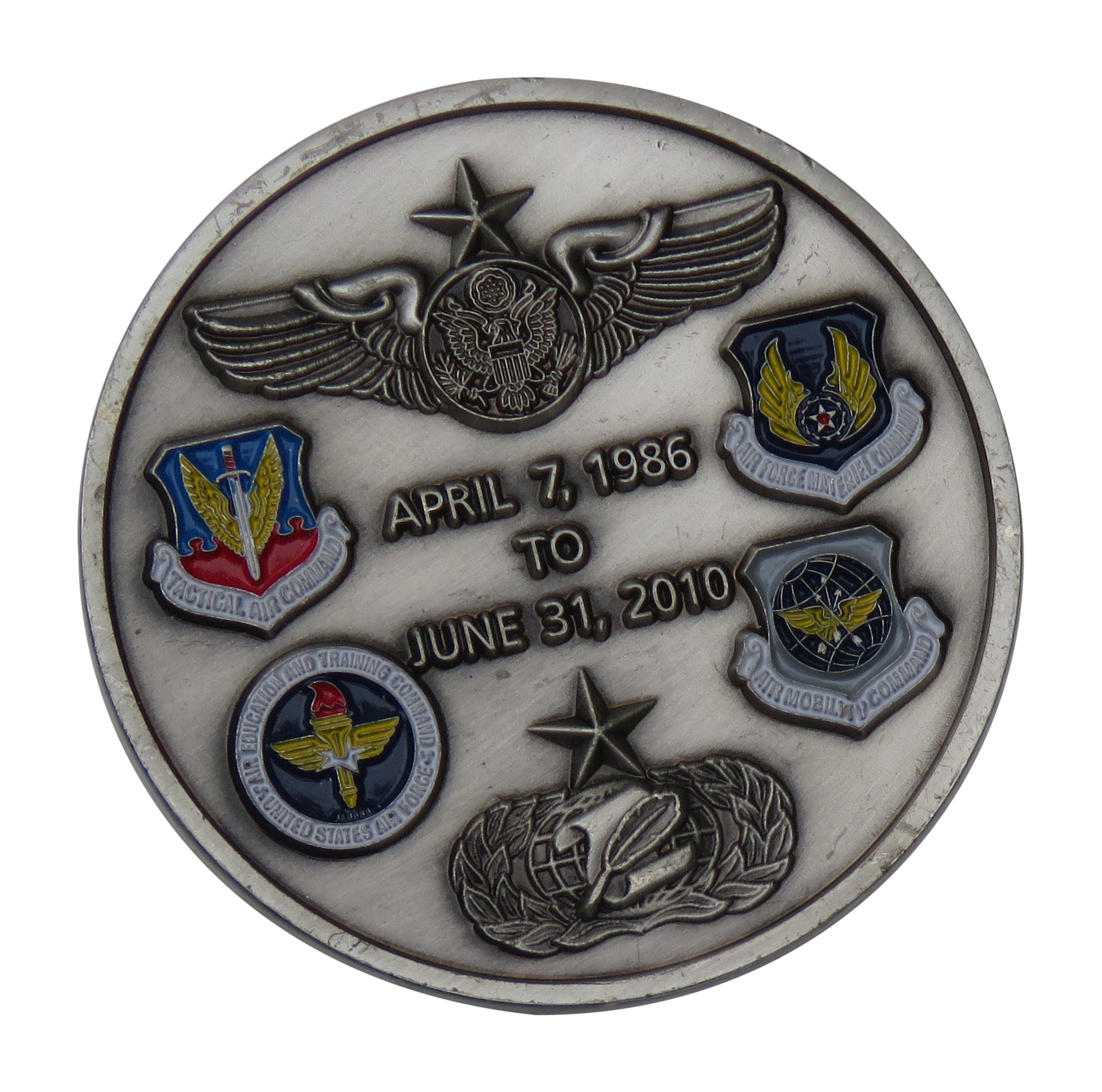 USAF April 09, 2010 Barbara A.Laplant Challenge Coin