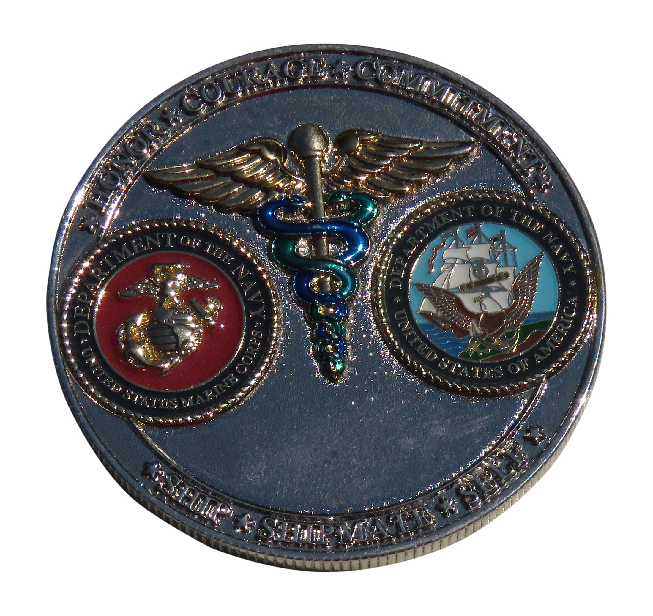 US Navy The Deckplate Leadership Challenge Coin