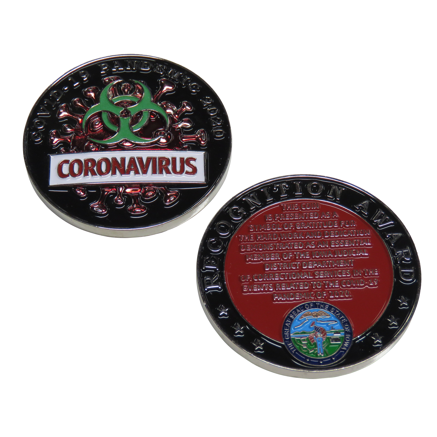 COVID-19 Pandemic 2020 Recognition Challenge Coin