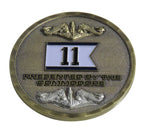 U.S. Navy COMSUBRON 11 Defensor Pacis Challenge Coin