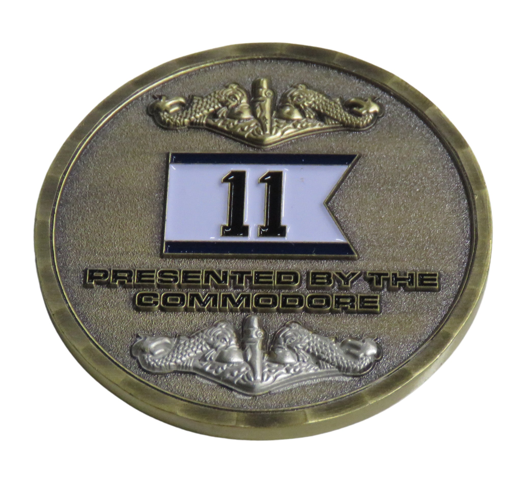 U.S. Navy COMSUBRON 11 Defensor Pacis Challenge Coin