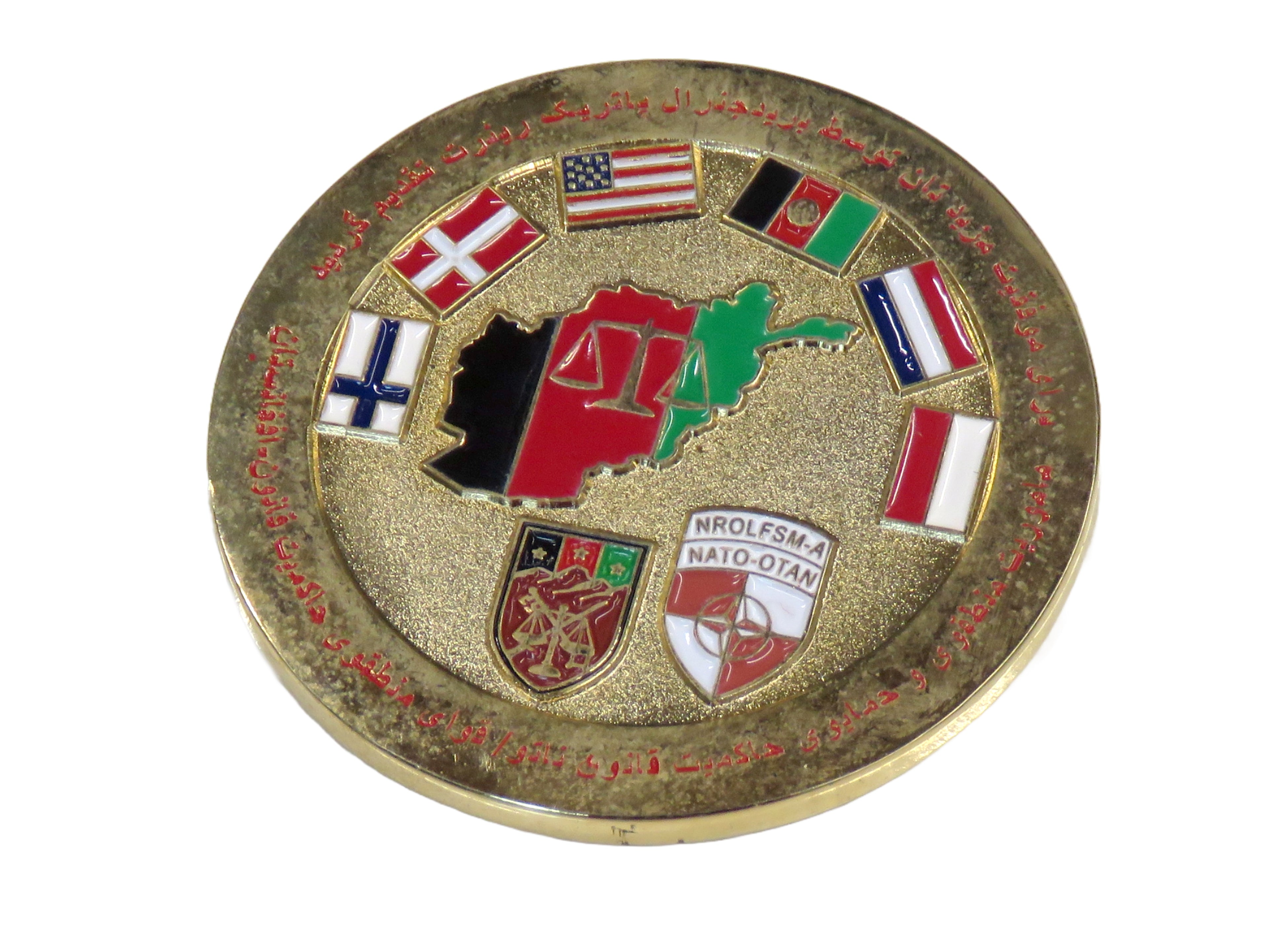 NROLFSM/ROlFF-A  Presented for Excellence Challenge Coin