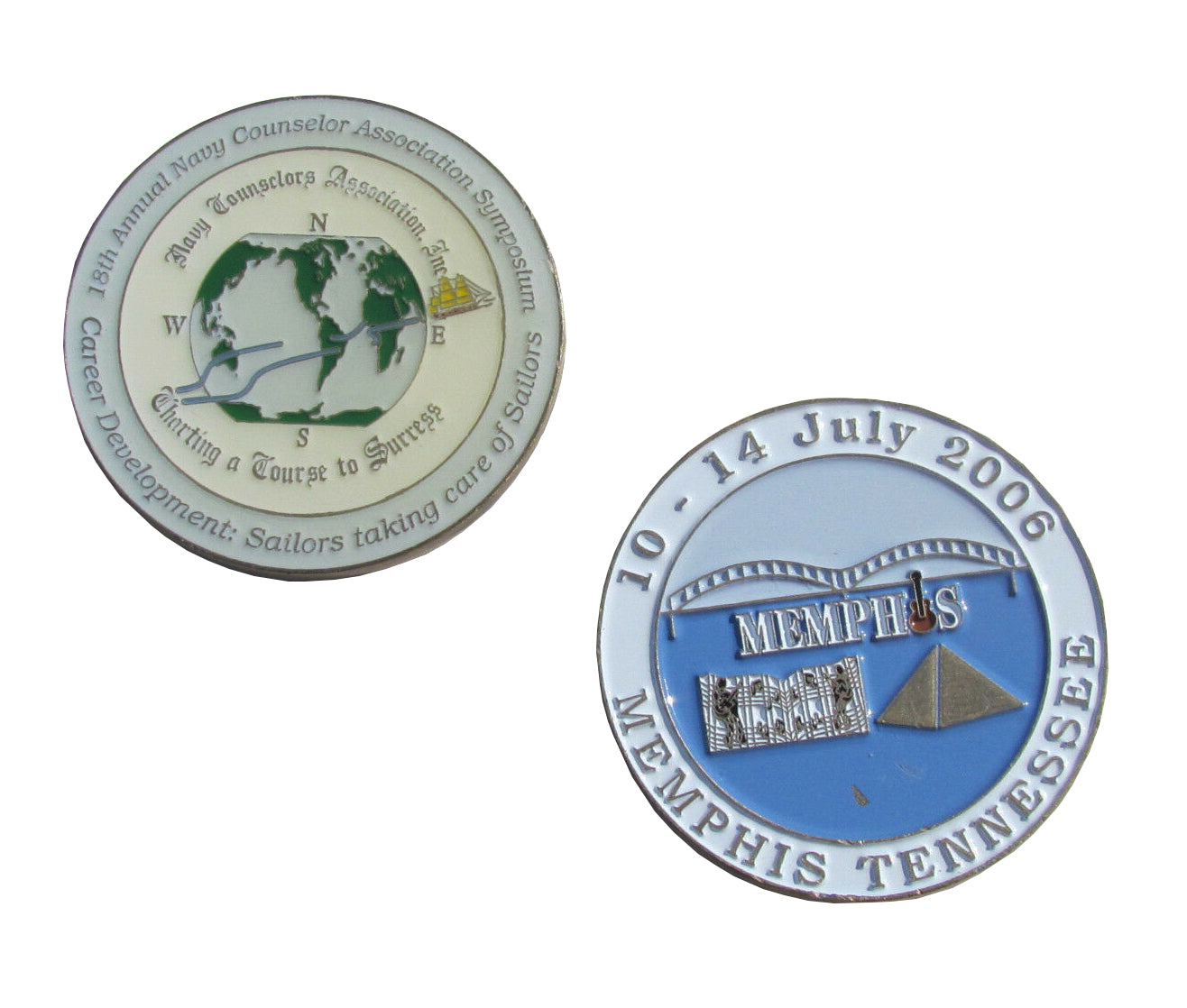 Navy Counselors Association Symposium Memphis Tennessee Challenge Coin