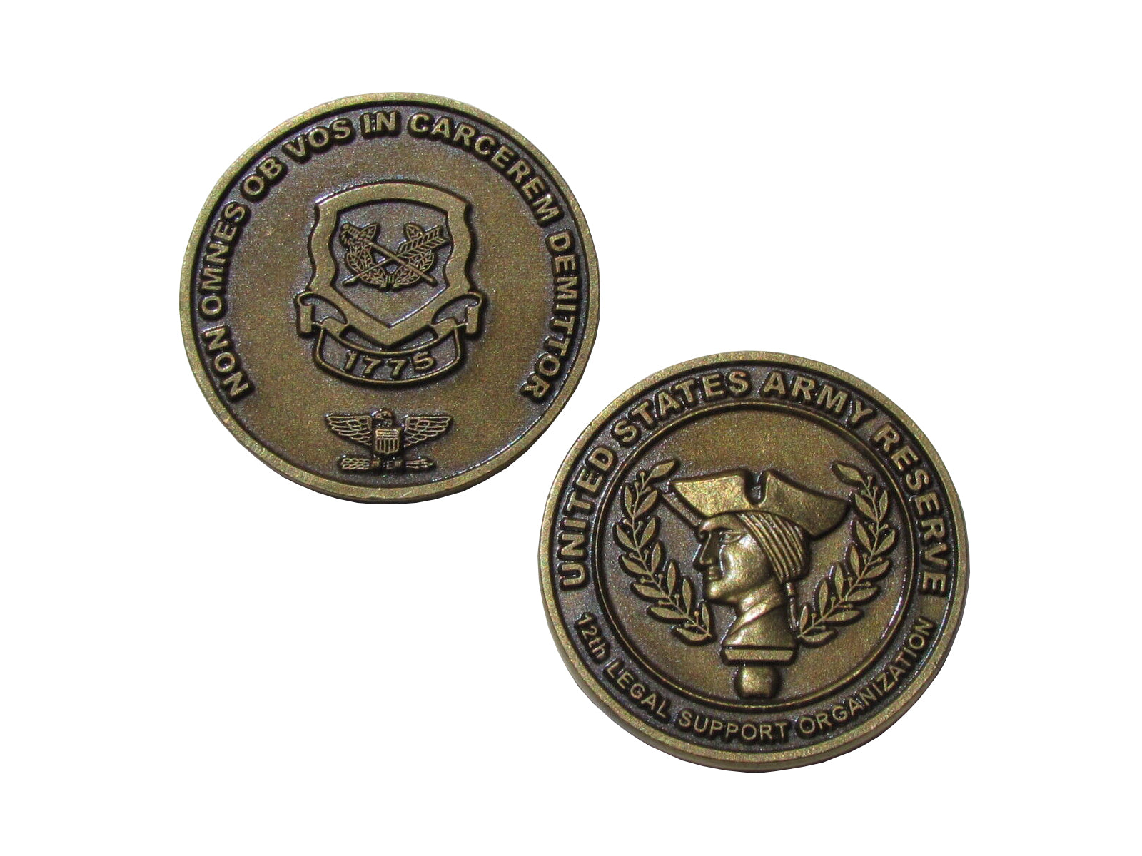 United States Army Reserve 12th Legal Support Challenge Coin