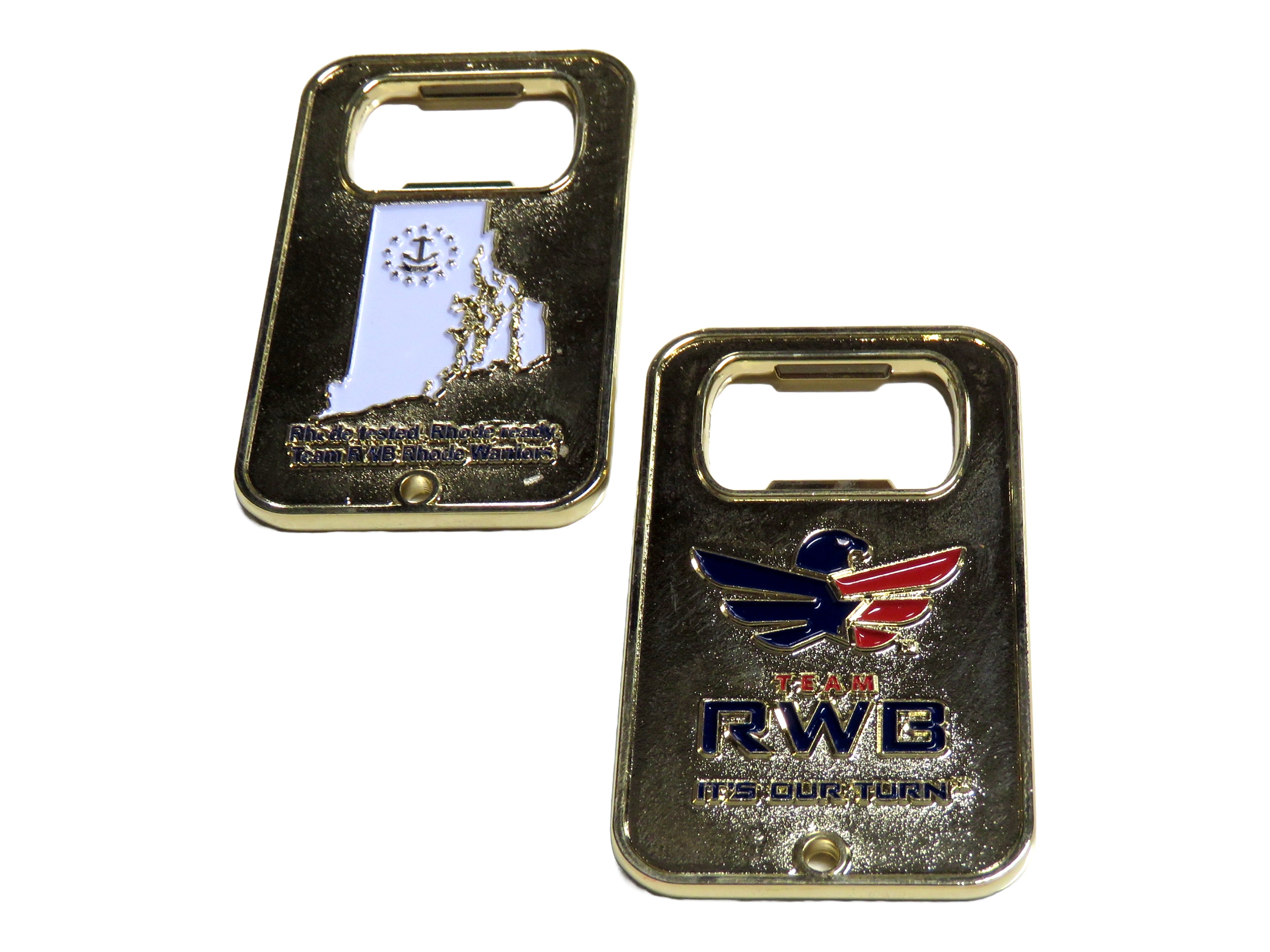 Rhode Ready Team RWB Rhode Warriors Challenge Coin