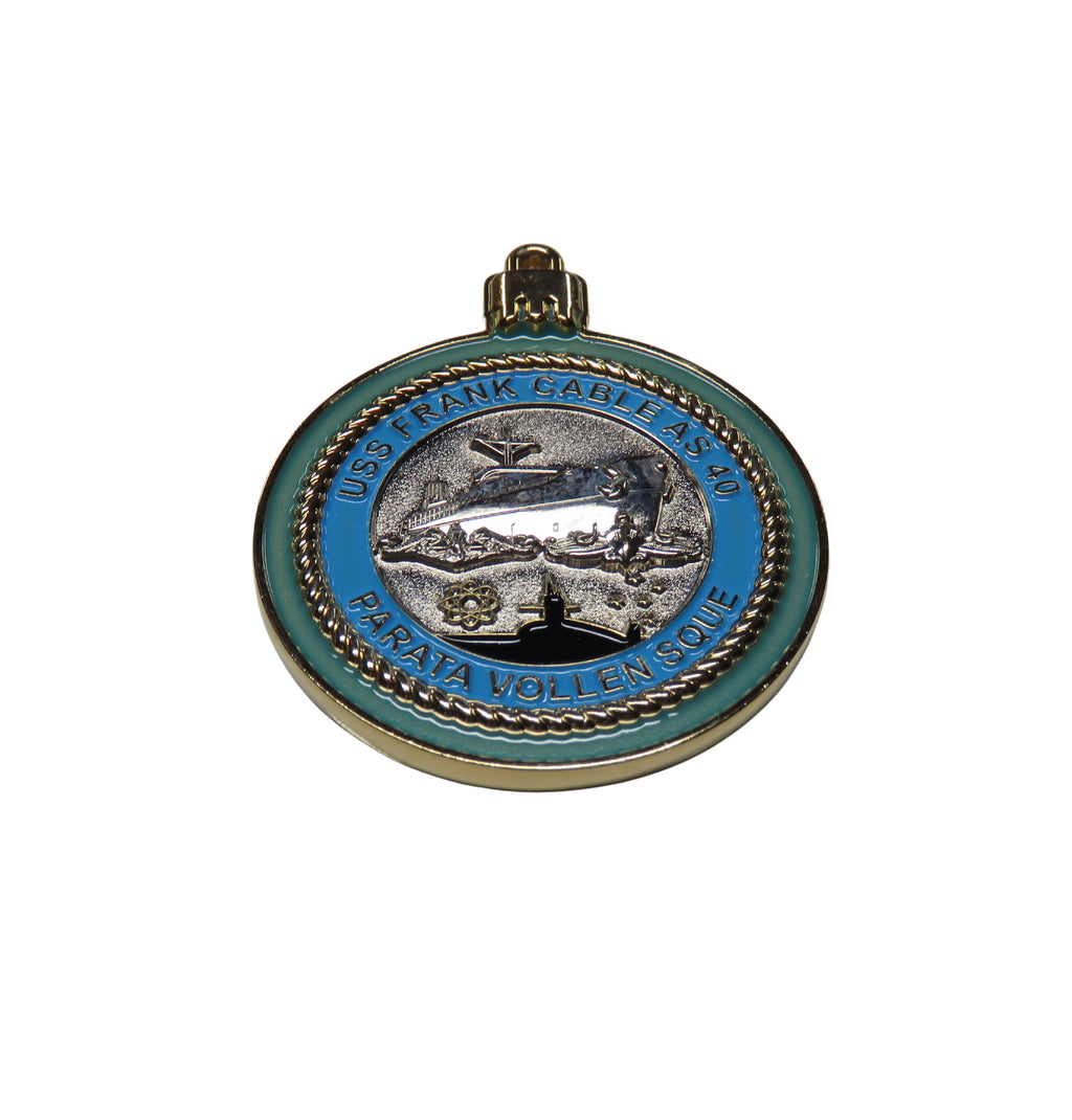 USS Frank Cable Holiday Party 2015 Guam Challenge Coin