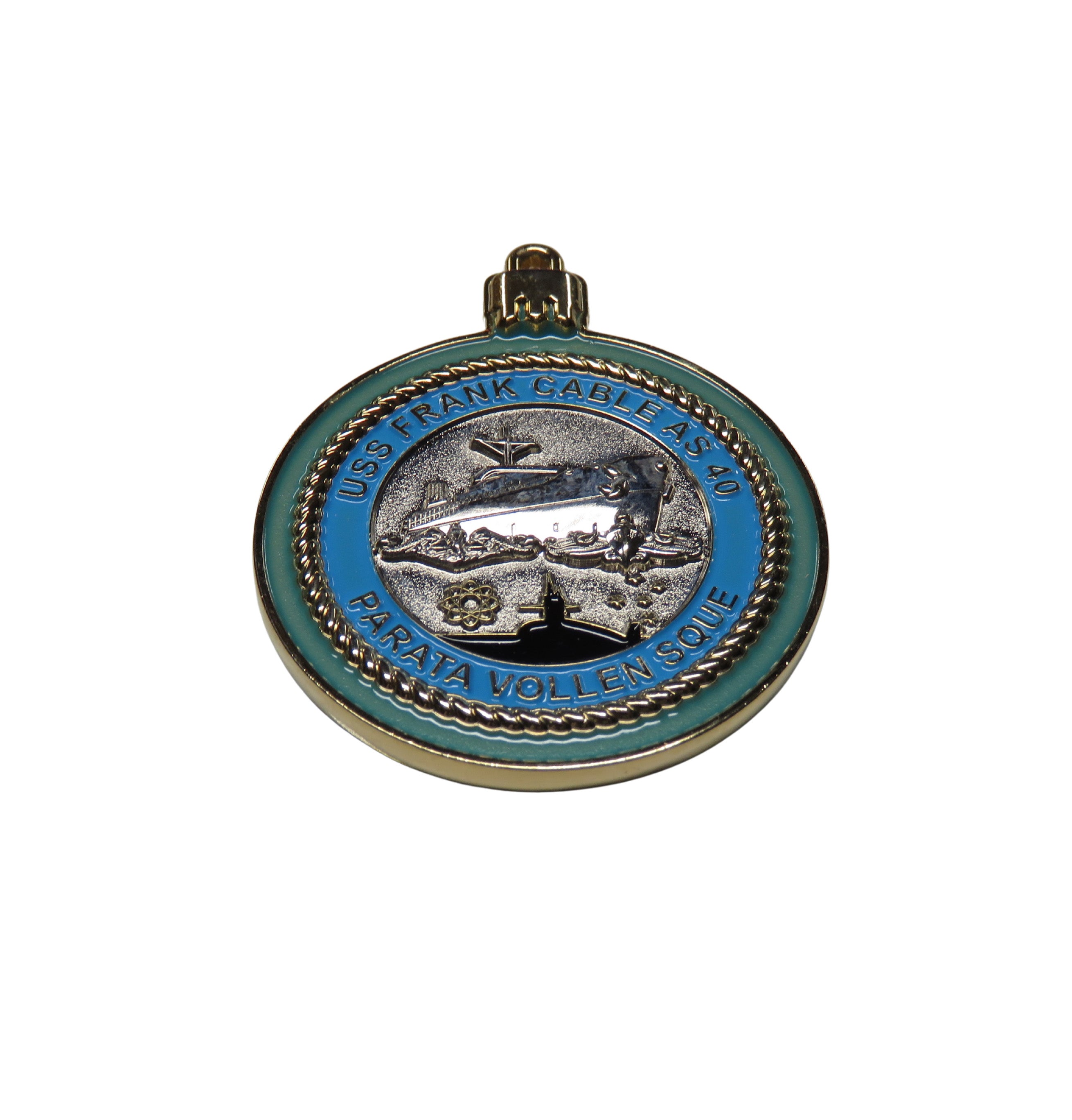 USS Frank Cable Holiday Party 2015 Guam Challenge Coin
