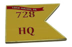 728 HQ Lock Haven PA The Bucktails Challenge Coin