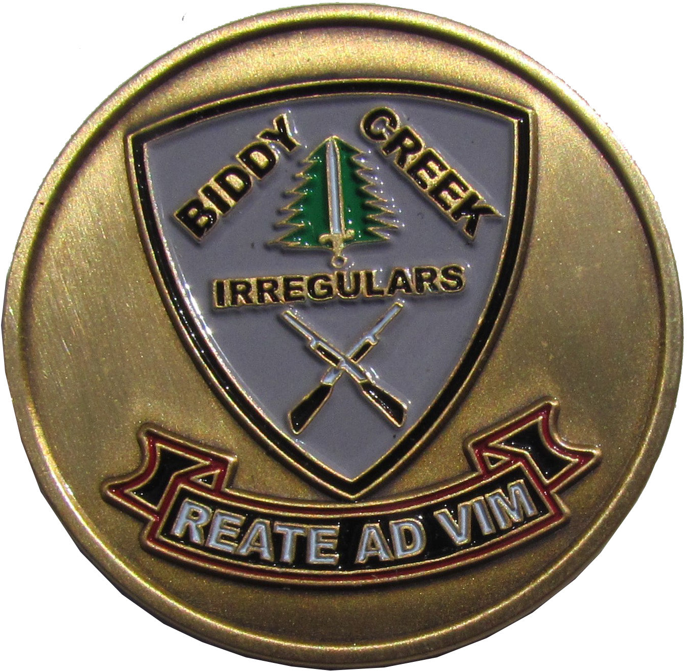 US Special Forces Biddy Creek Irregulars Challenge Coin