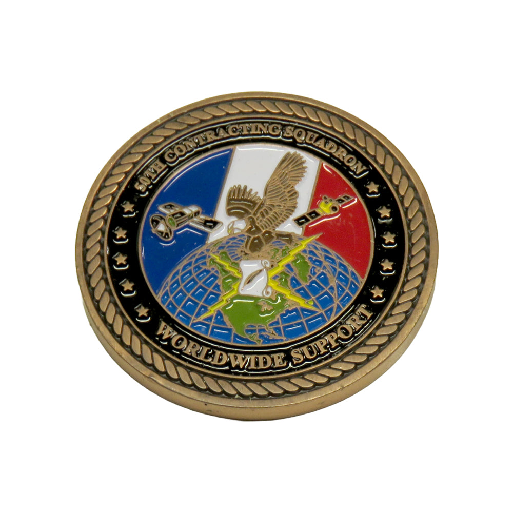 U.S. Air Force 50th Contracting Squadron Challenge Coin