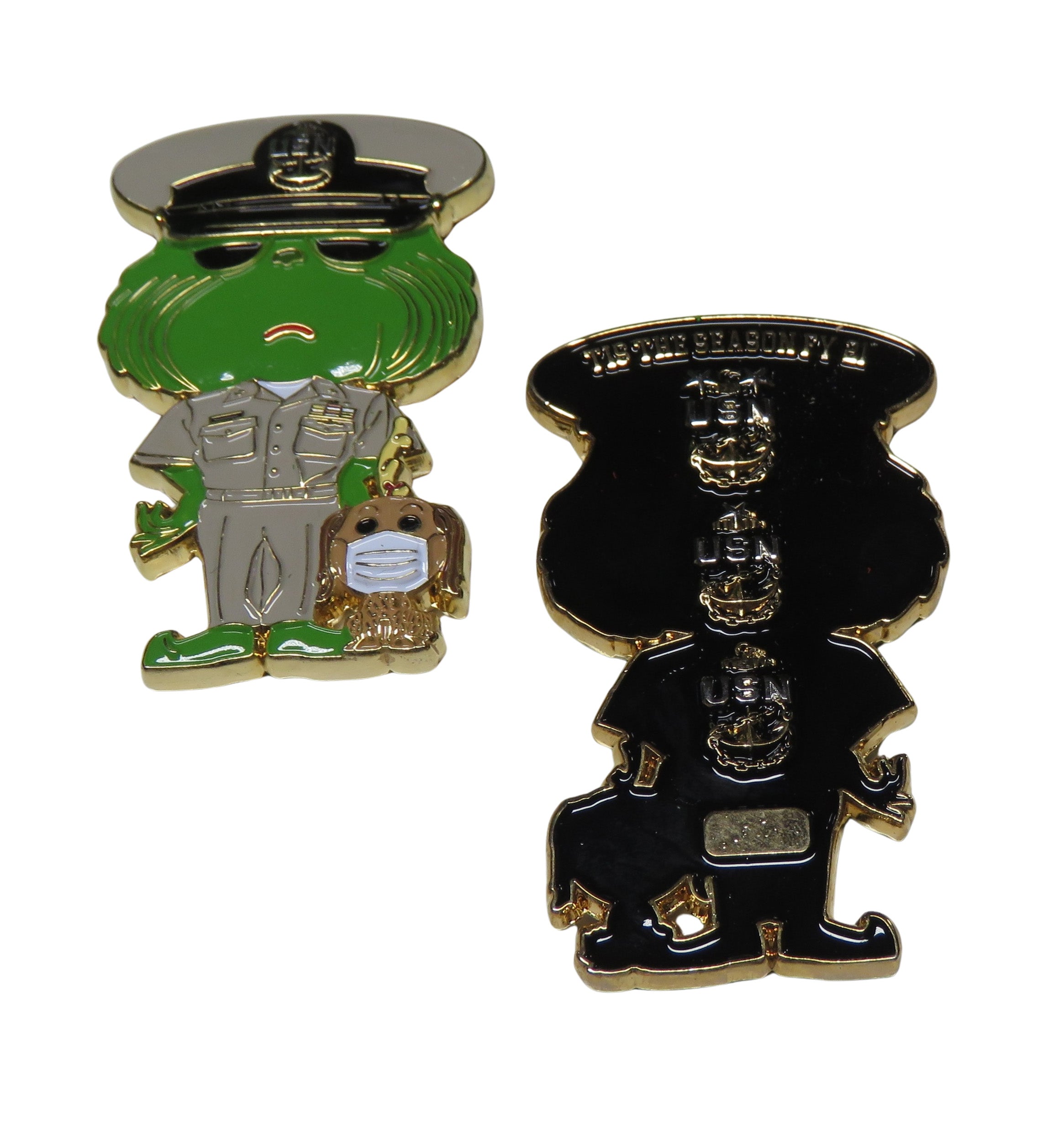 Tis the Season FY21 Navy Holiday Party Challenge Coin