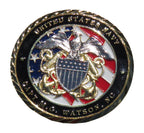 US Navy Capt M.G Watson Come And Take It God Bless Texas Challenge Coin