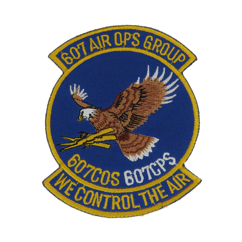 U.S. Air Force Air Operations Group White 607C0S Patch