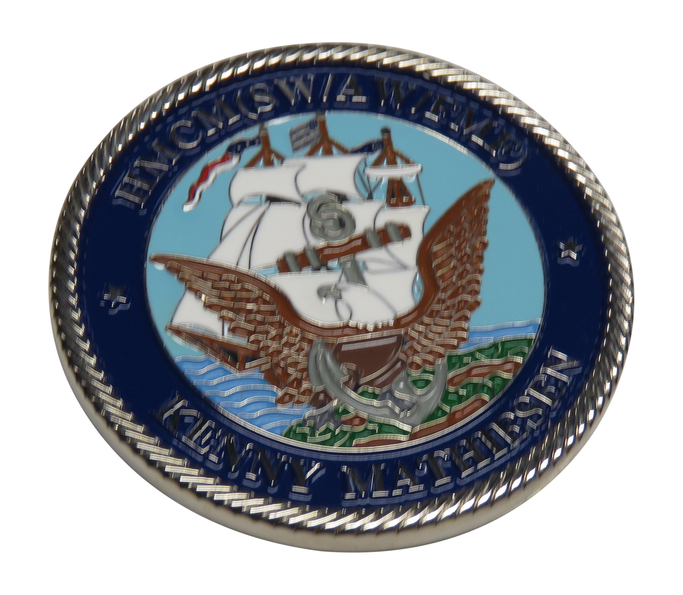 HMCM (SW/AW/FMF) Kenny Mathiesen 30 Years of Service Challenge Coin