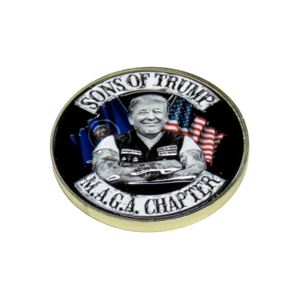 Sons of Trump MAGA Chapter Challenge Coin