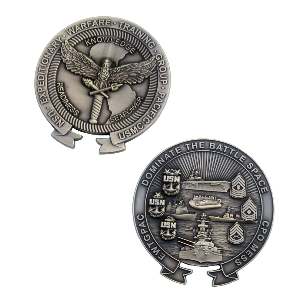 U.S. Navy/USMC Expeditionary Warfare Training Group Pacific Challenge Coin